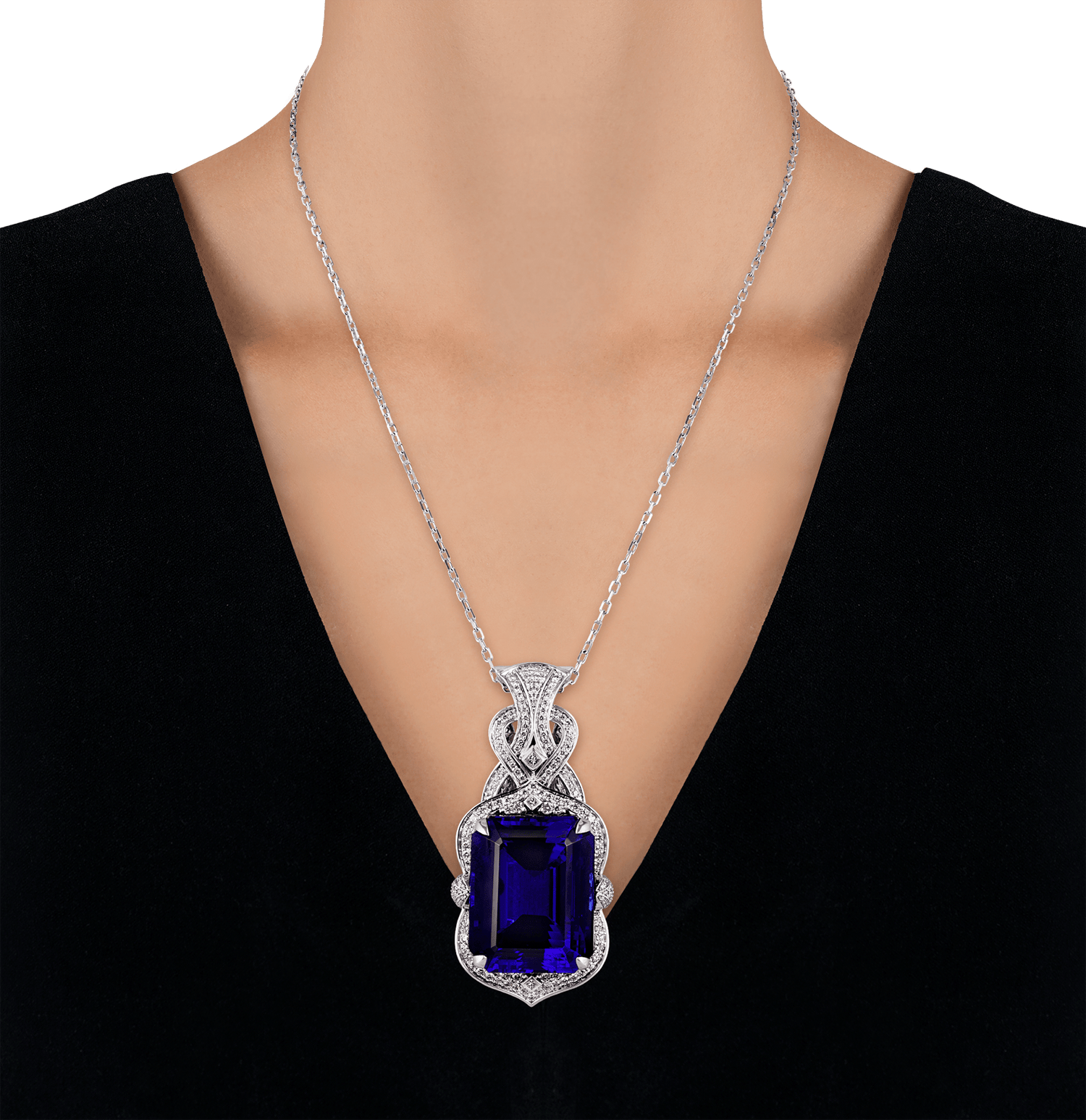 Tanzanite Pendant, 75.00 Carats