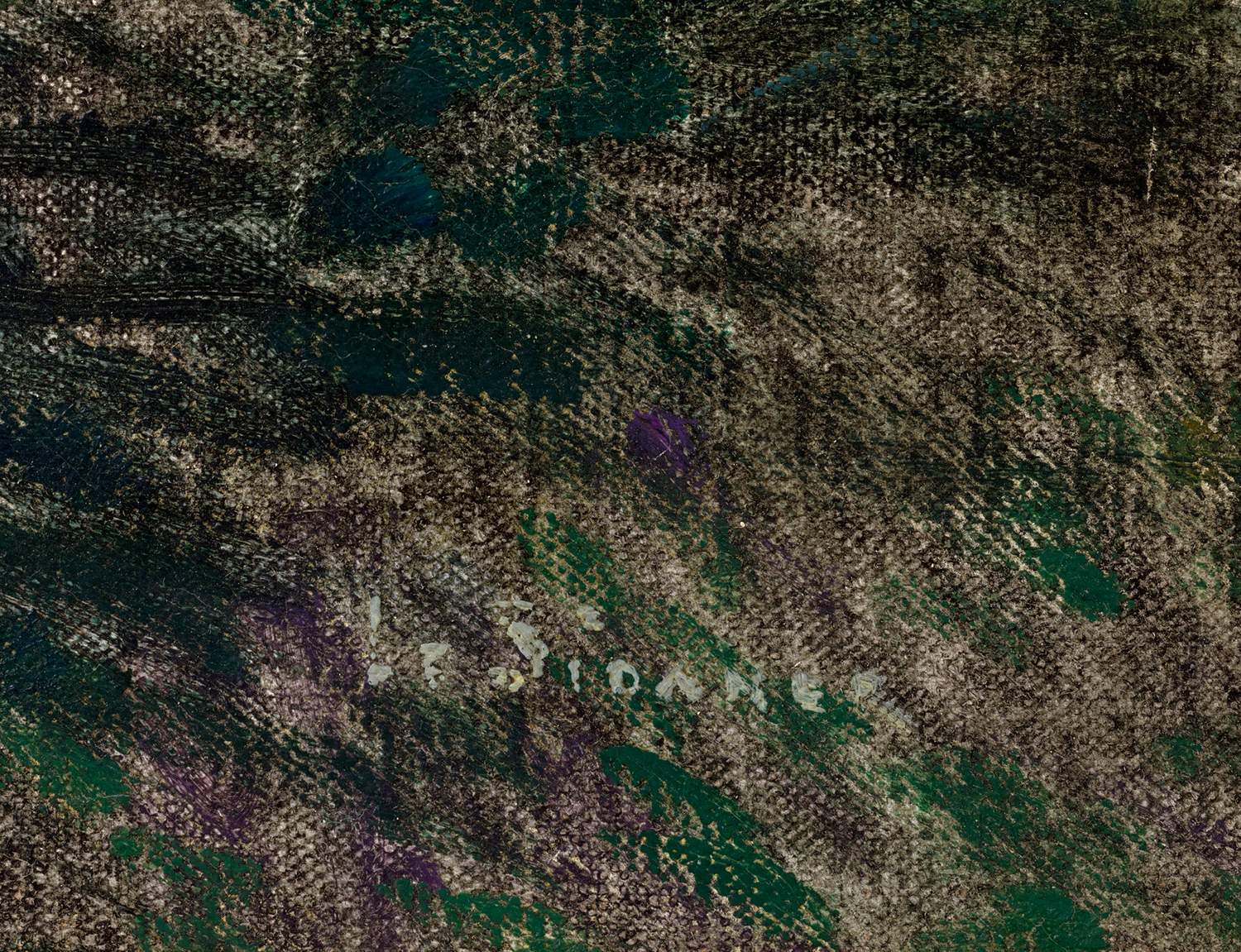 La table sur la terrasse au clair de lune by Henri Le Sidaner