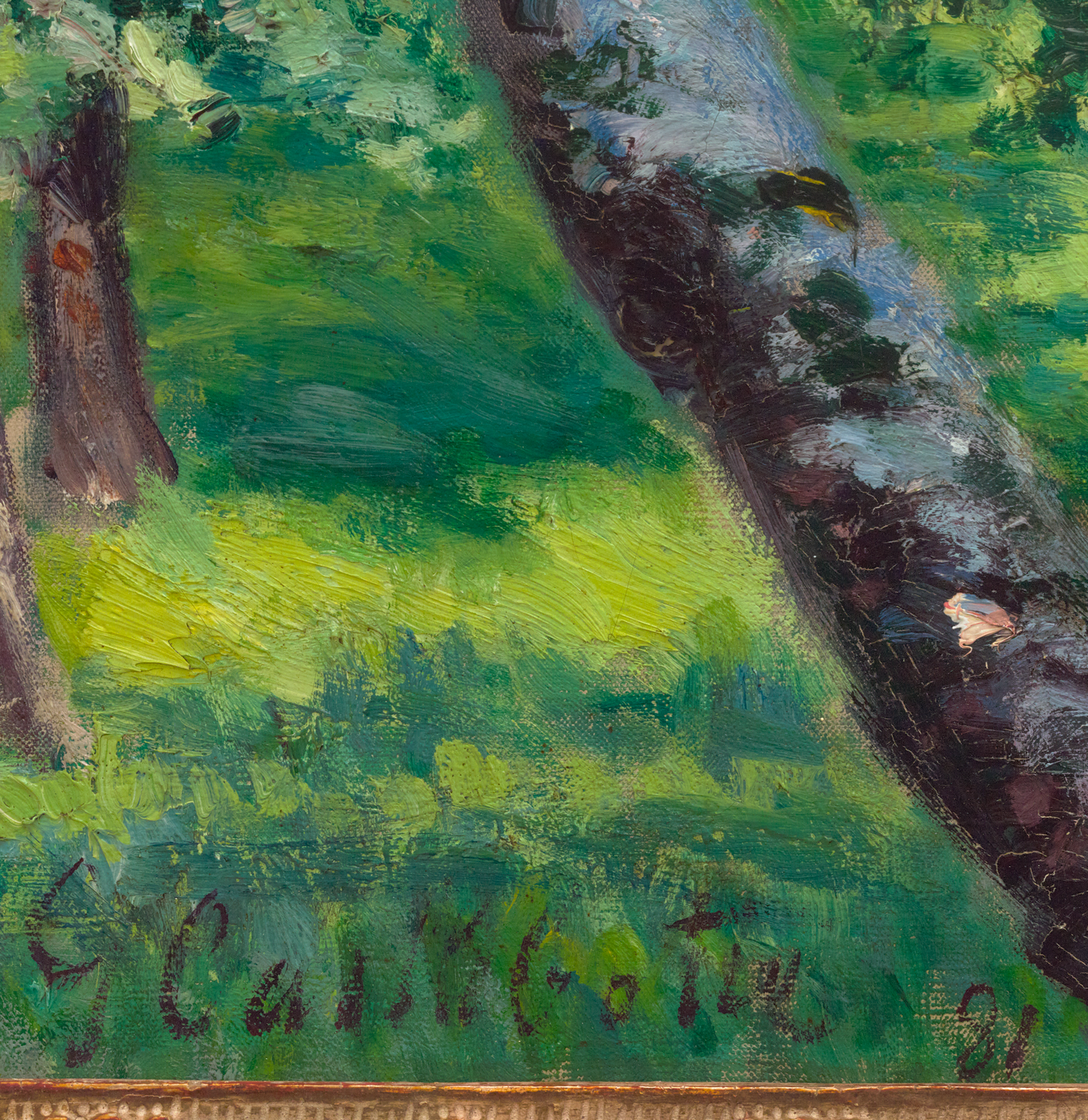 Paysage près de Trouville by Gustave Caillebotte