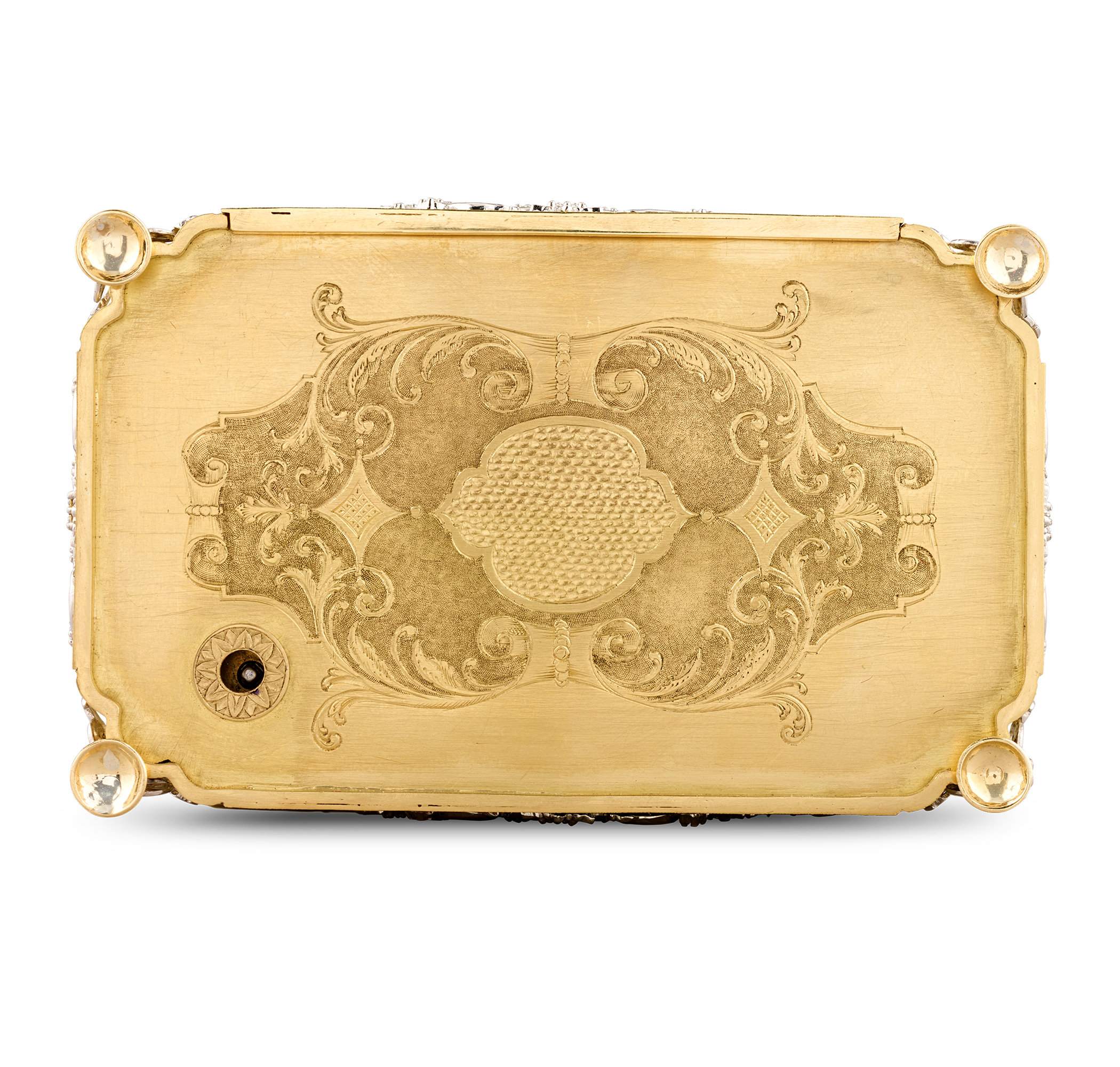 Gold and Diamond Bird Box by Charles Bruguier