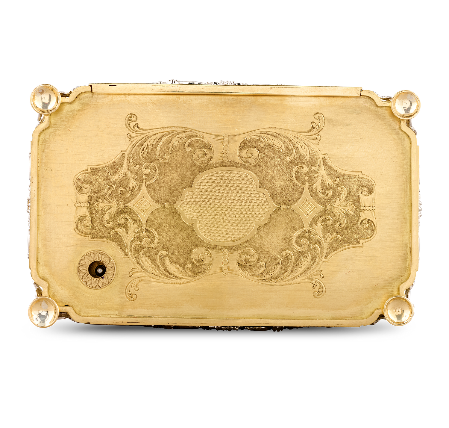 Gold and Diamond Bird Box by Charles Bruguier