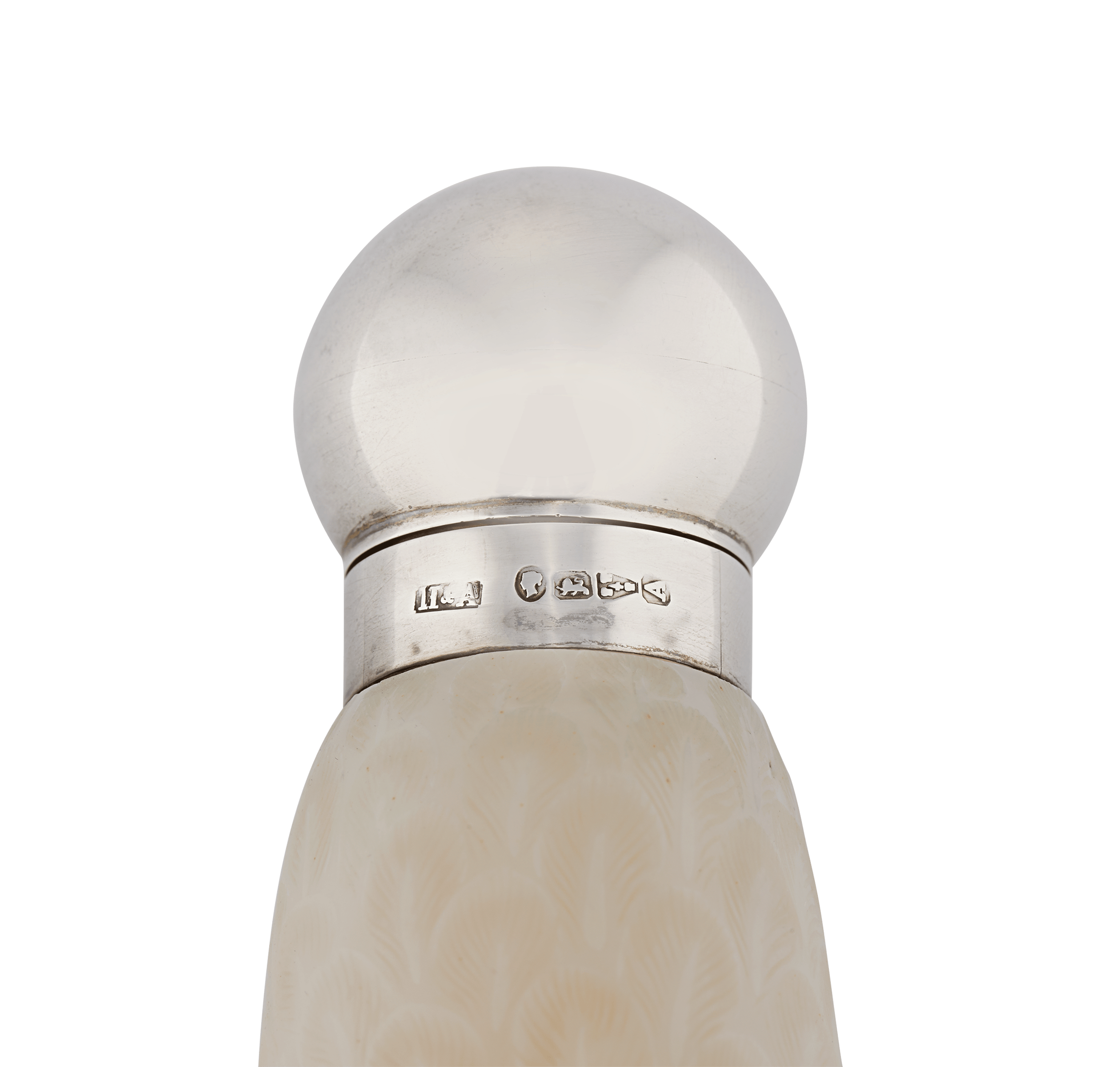 Yellow and White Swan Cameo Glass Perfume Bottle by Thomas Webb & Sons