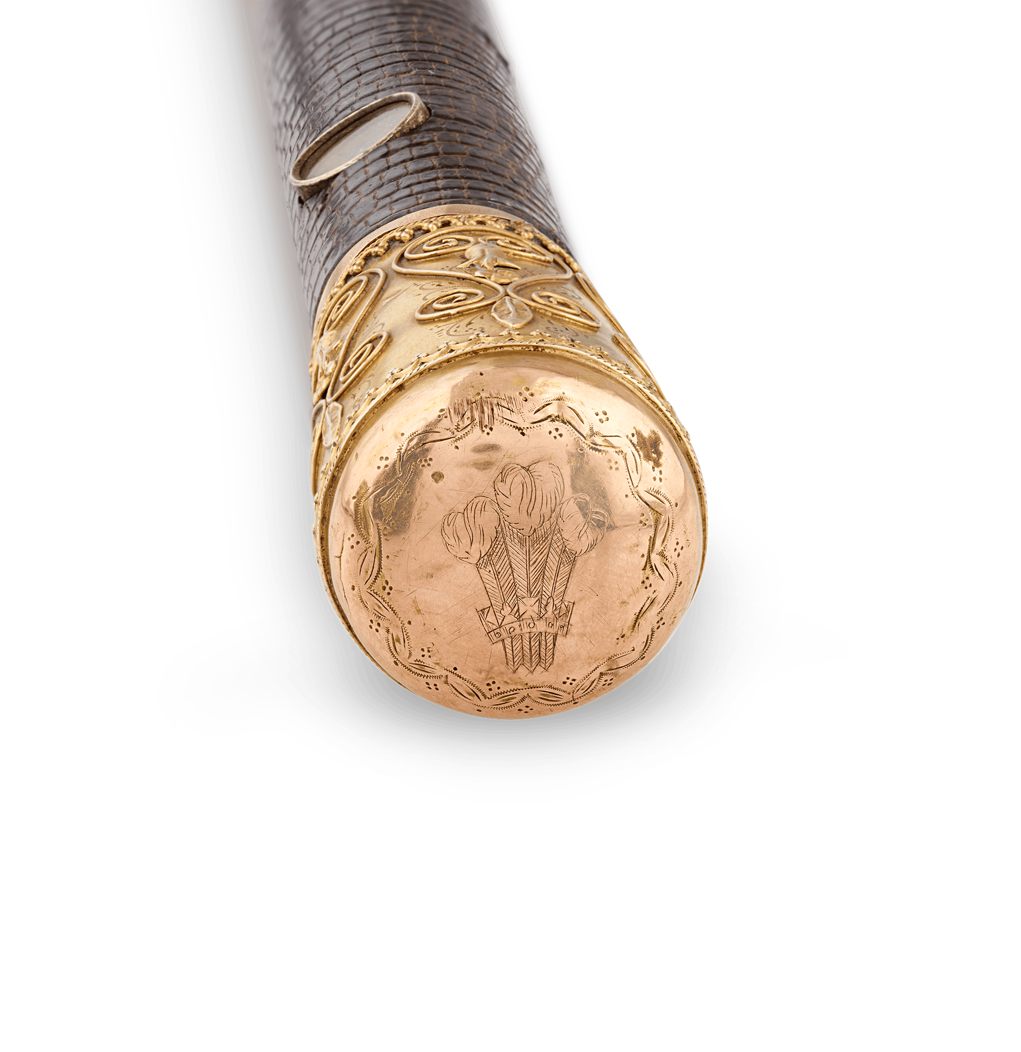 Austrian Holuska Watch Cane