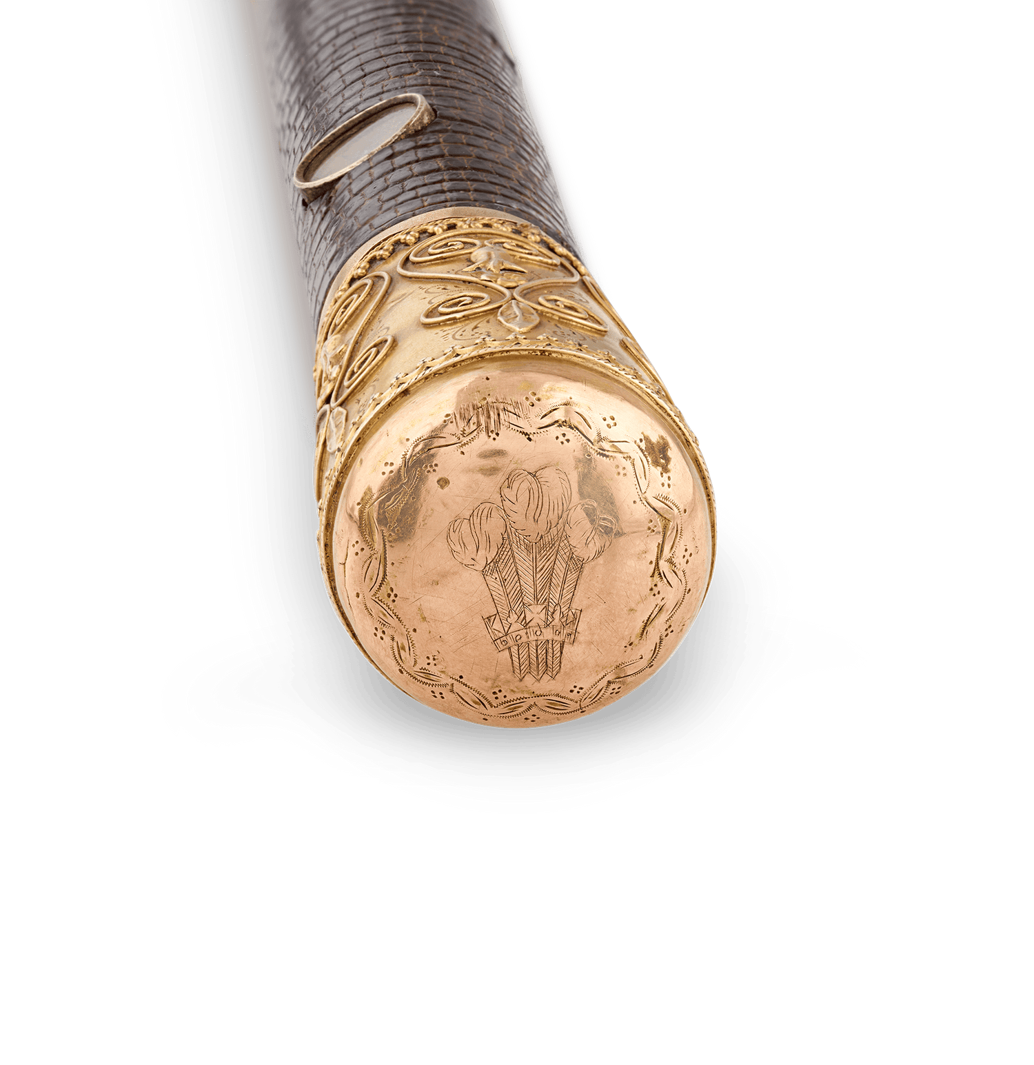 Austrian Holuska Watch Cane