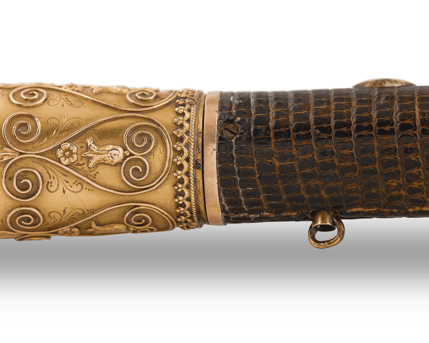 Austrian Holuska Watch Cane