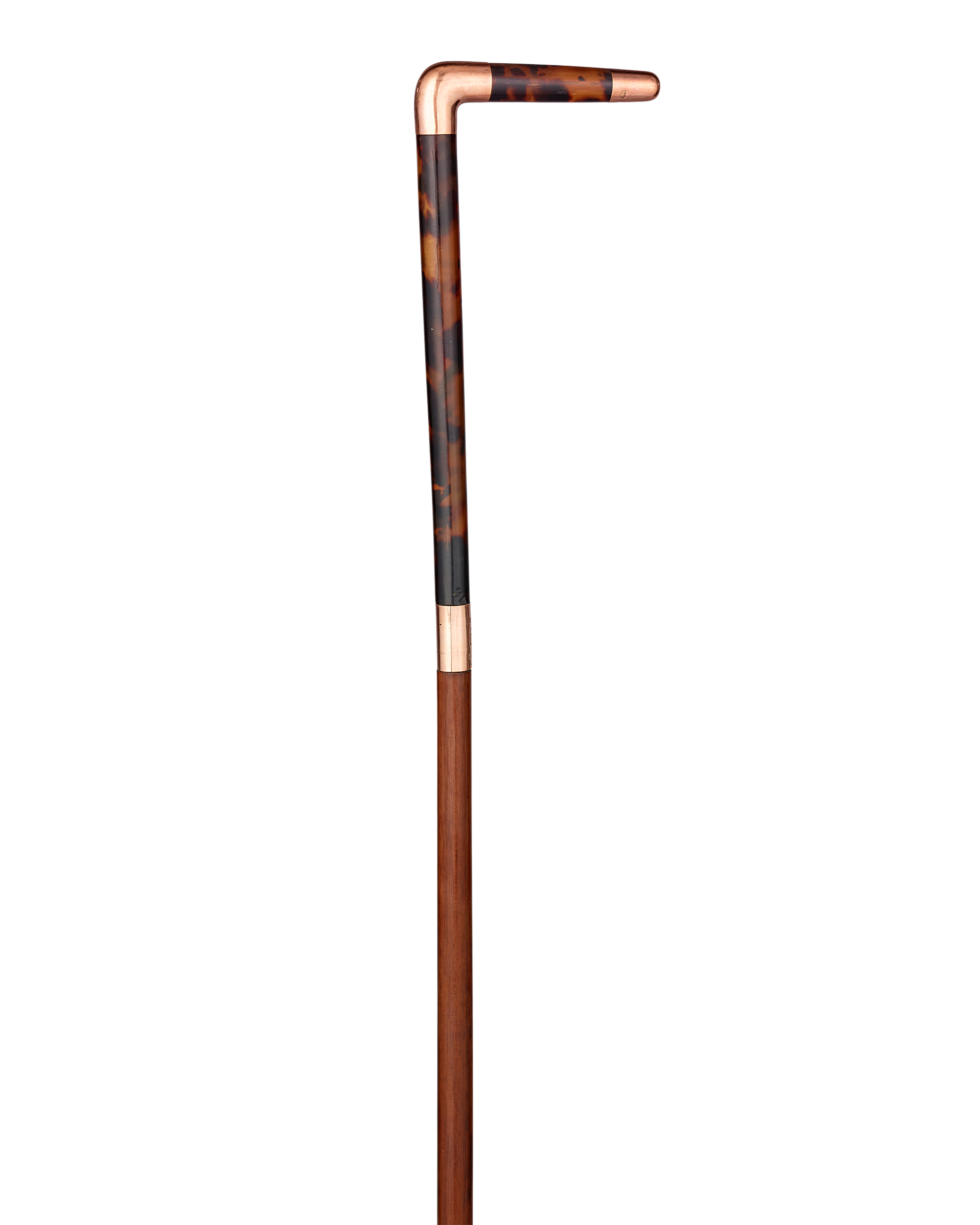 English Shell & Rose Gold Ladies’ Cane