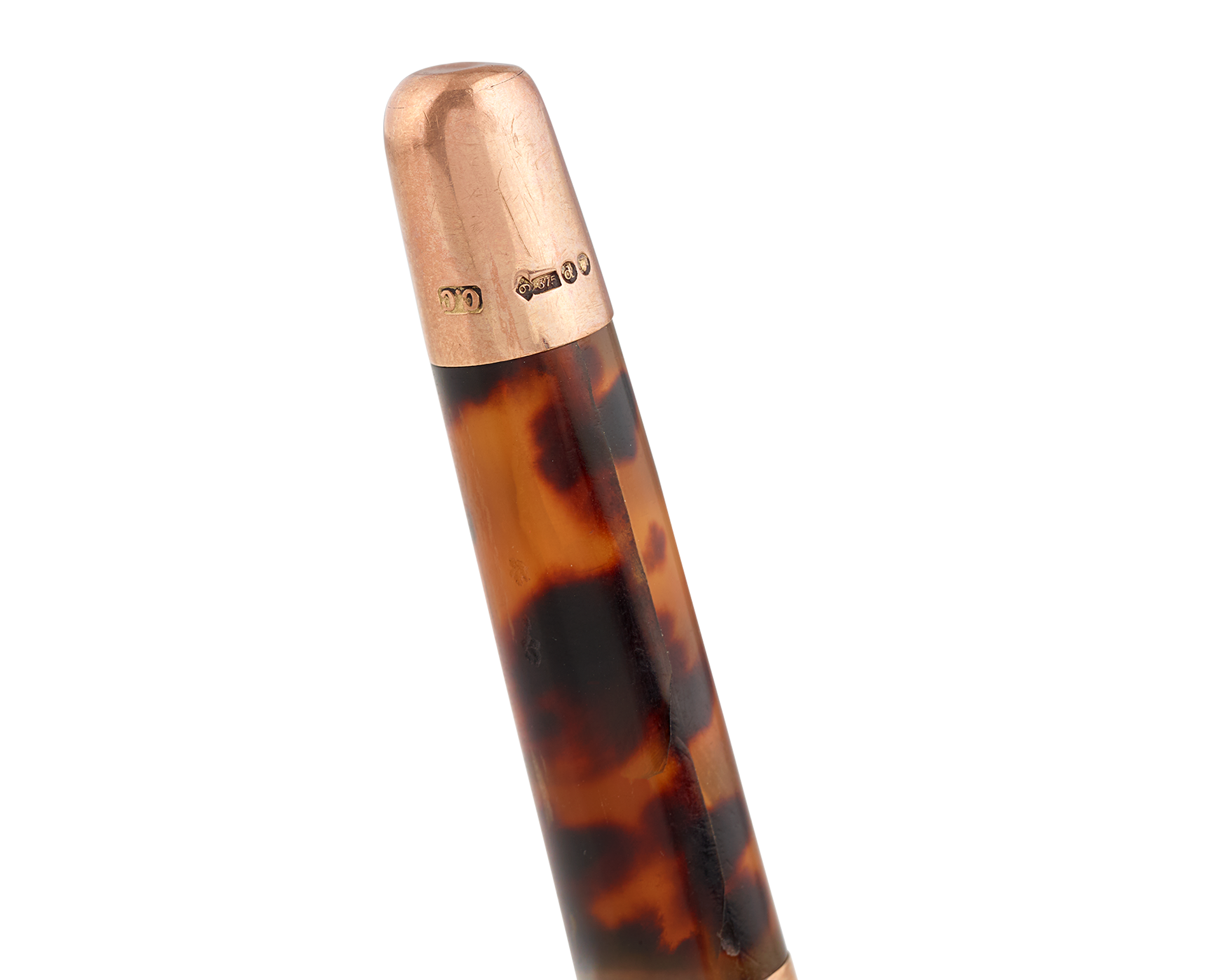 English Shell & Rose Gold Ladies’ Cane