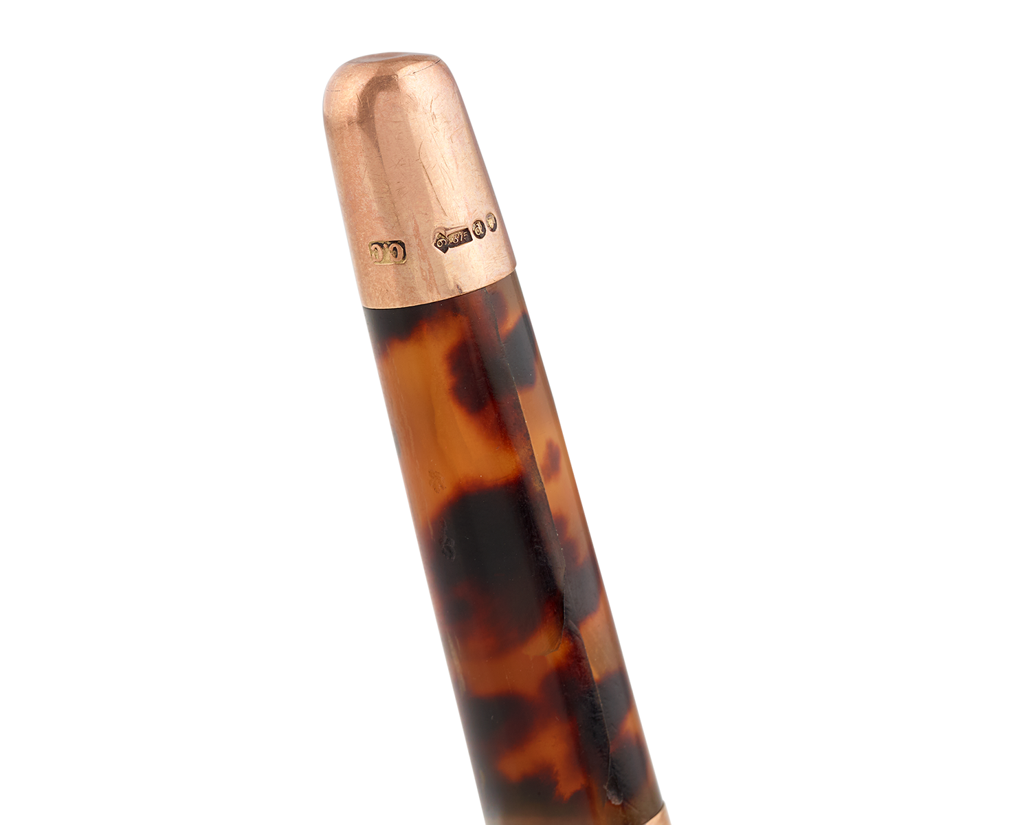 English Shell & Rose Gold Ladies’ Cane