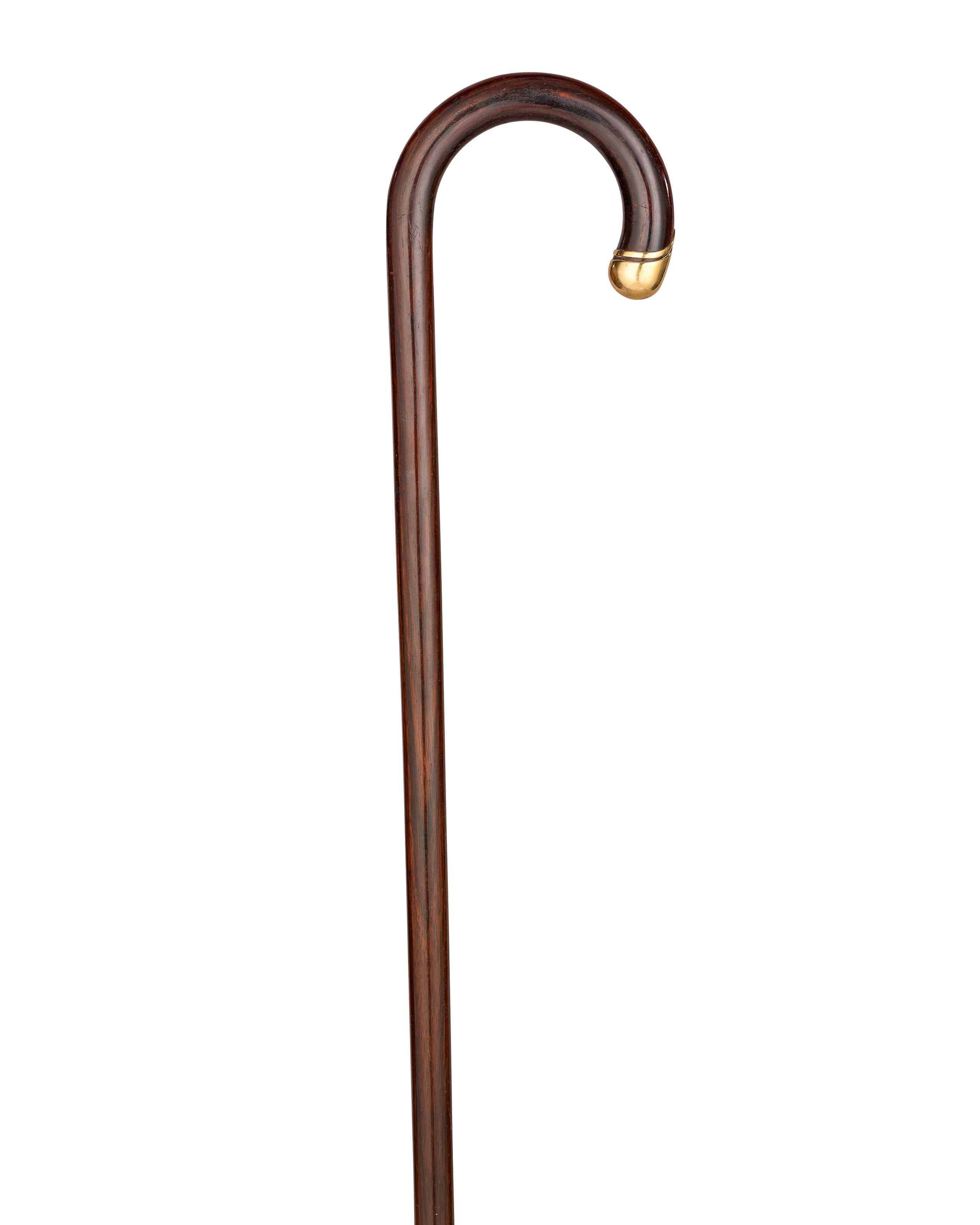 Tiffany & Co. 18K Gold and Rosewood Cane