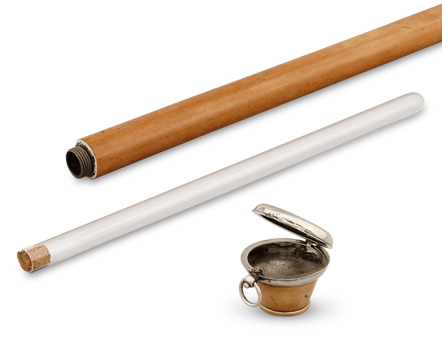 Cup and Flask Gadget Cane
