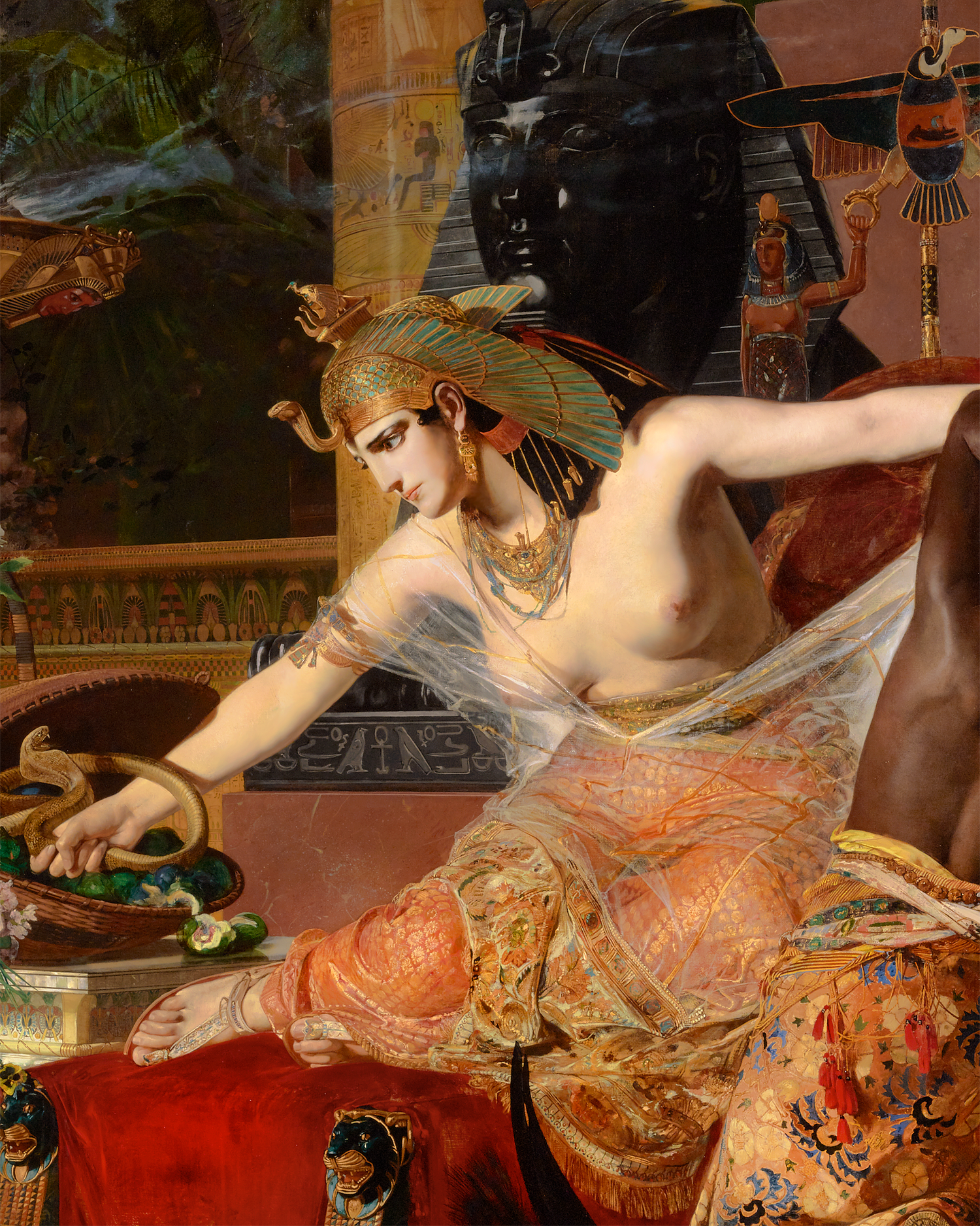 Cleopatra by Julius Kronberg