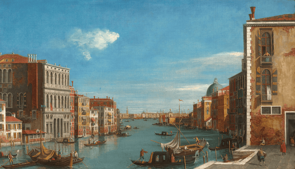 Grand Canal in Venice from Campo San Vio by William James