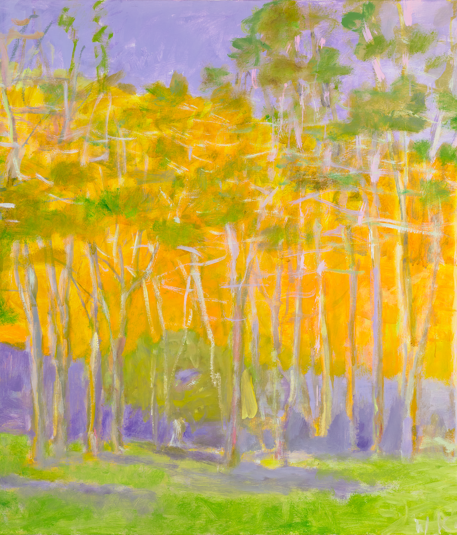 Light through the Trees by Wolf Kahn