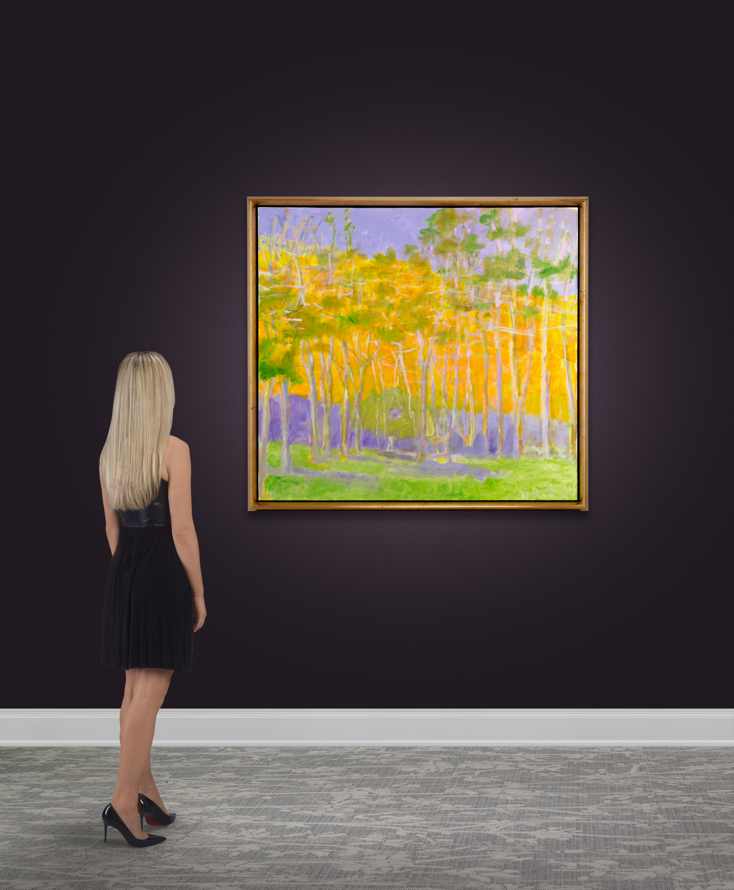 Light through the Trees by Wolf Kahn