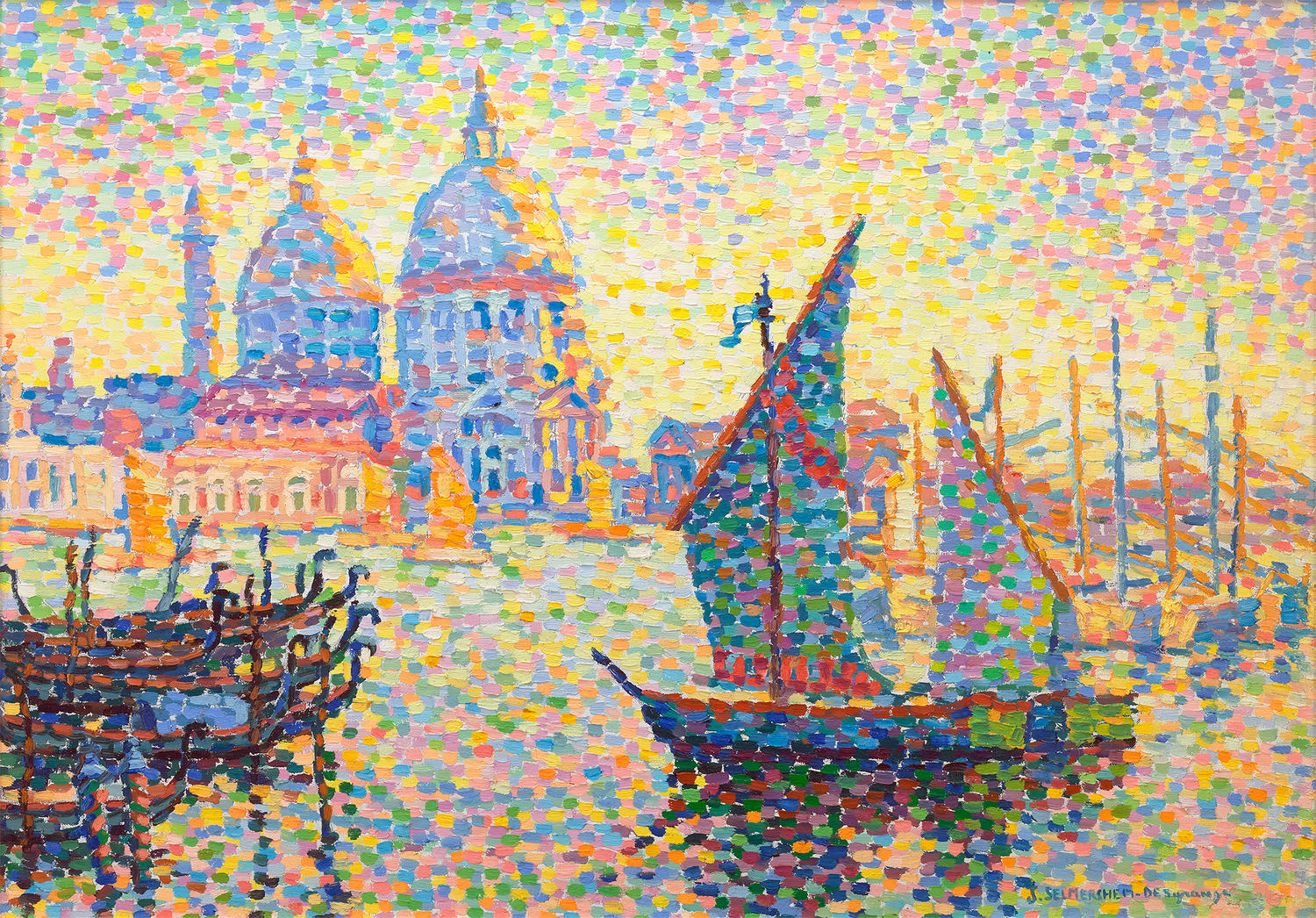 Coucher de soleil Venise by Jeanne Selmersheim-Desgranges
