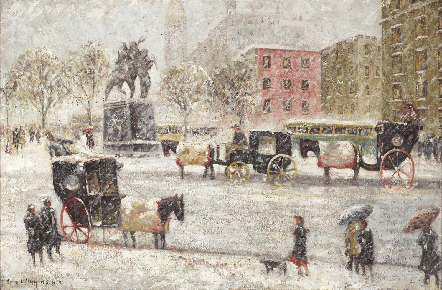 Winter at the Plaza by Guy Wiggins
