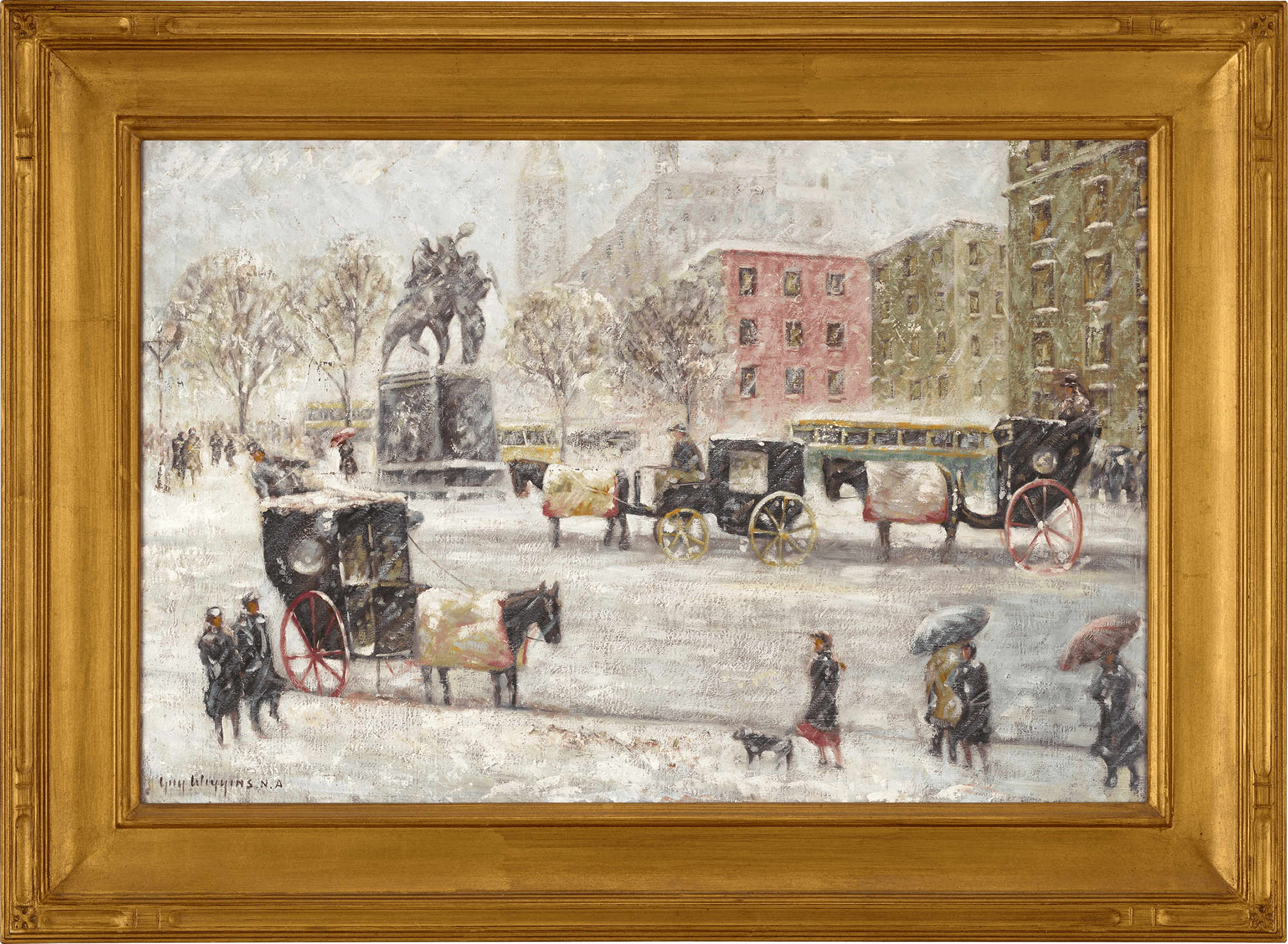 Winter at the Plaza by Guy Wiggins