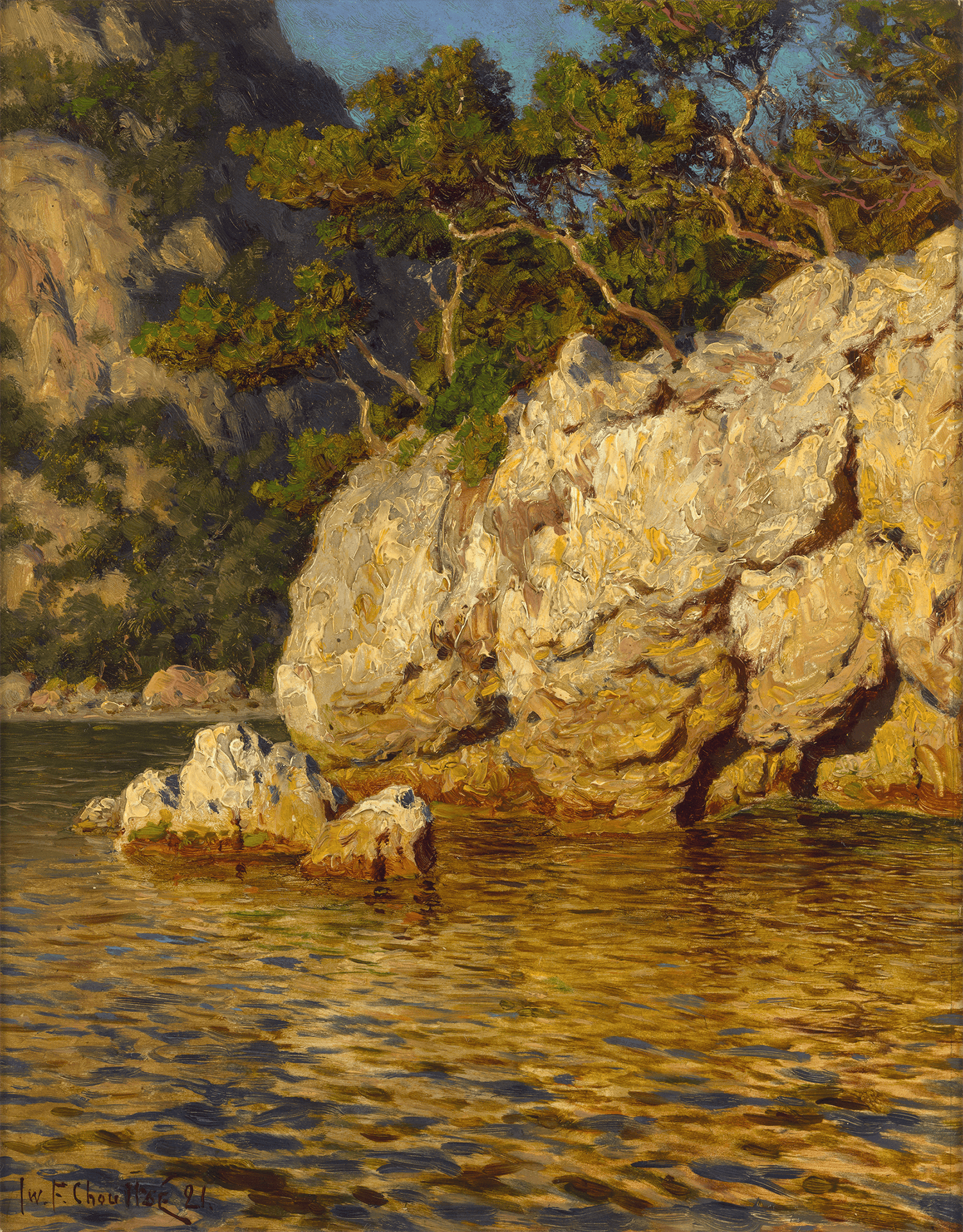 Evening Sun by Ivan Fedorovich Choultsé