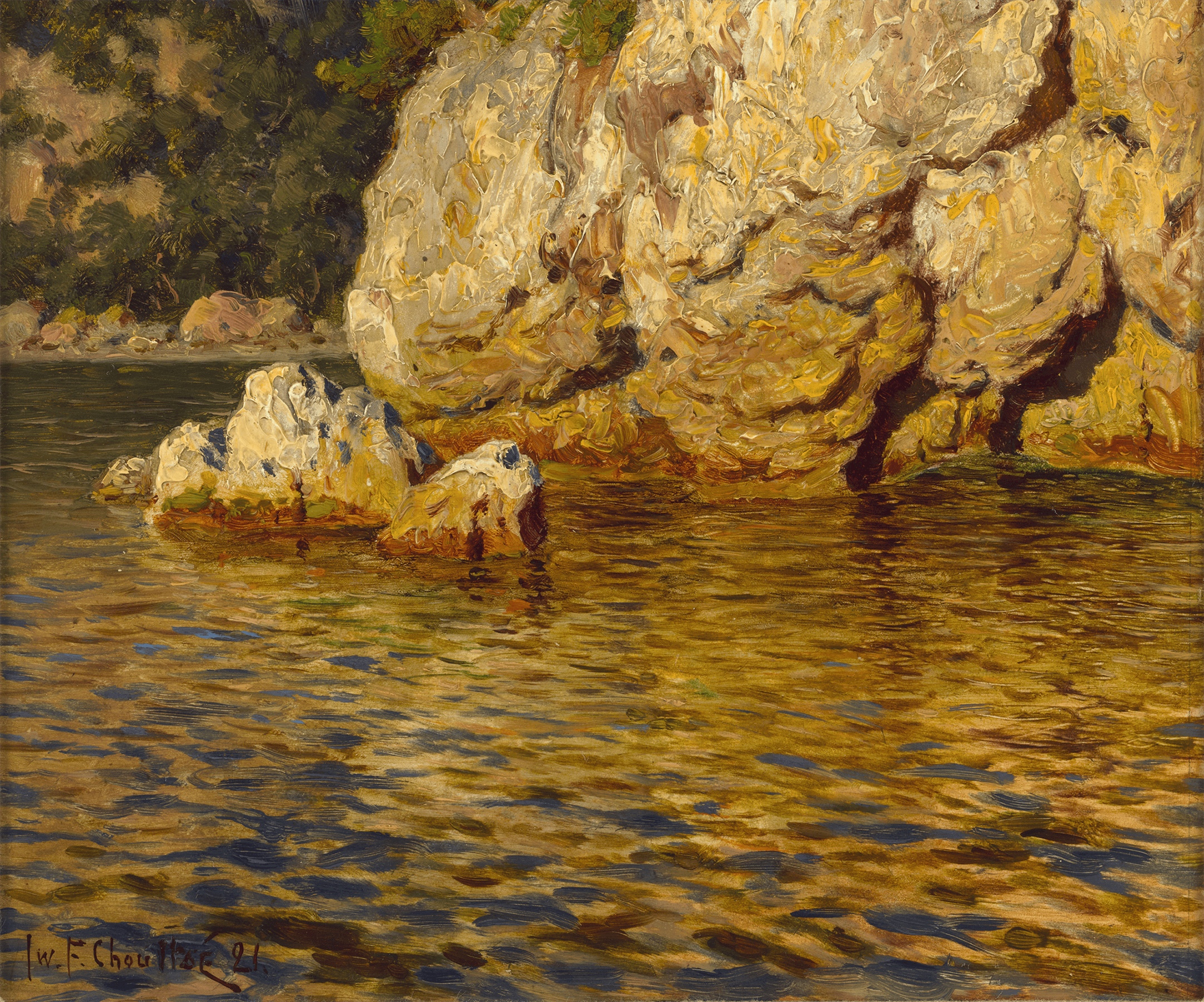 Evening Sun by Ivan Fedorovich Choultsé