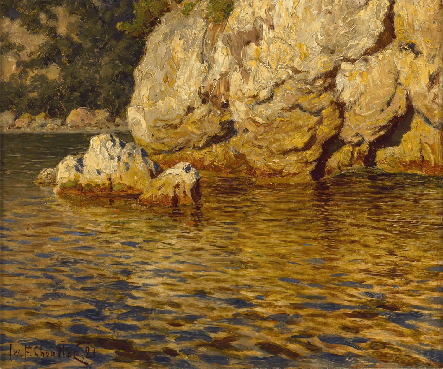 Evening Sun by Ivan Fedorovich Choultsé