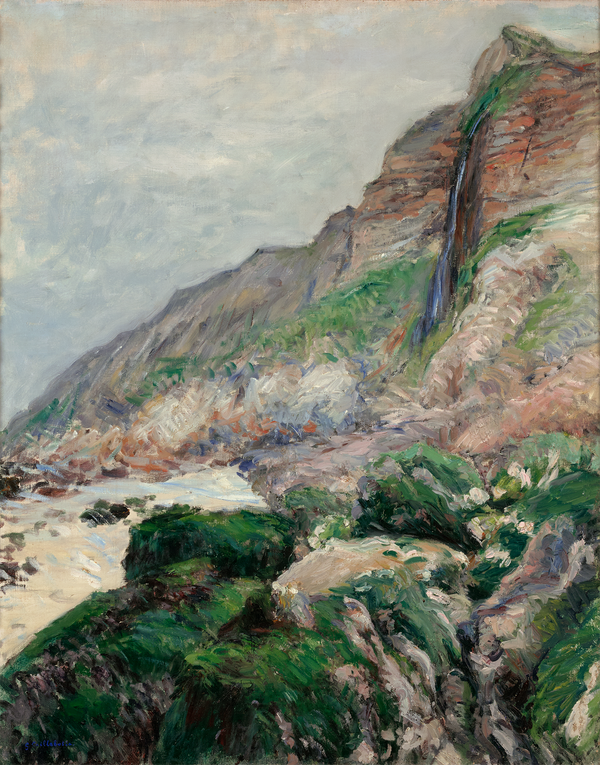 Falaise en Normandie by Gustave Caillebotte