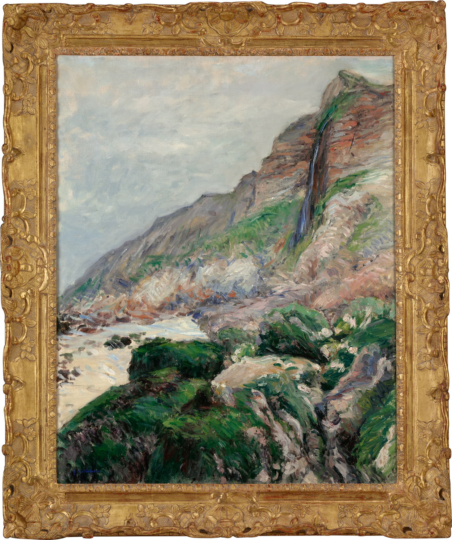 Falaise en Normandie by Gustave Caillebotte