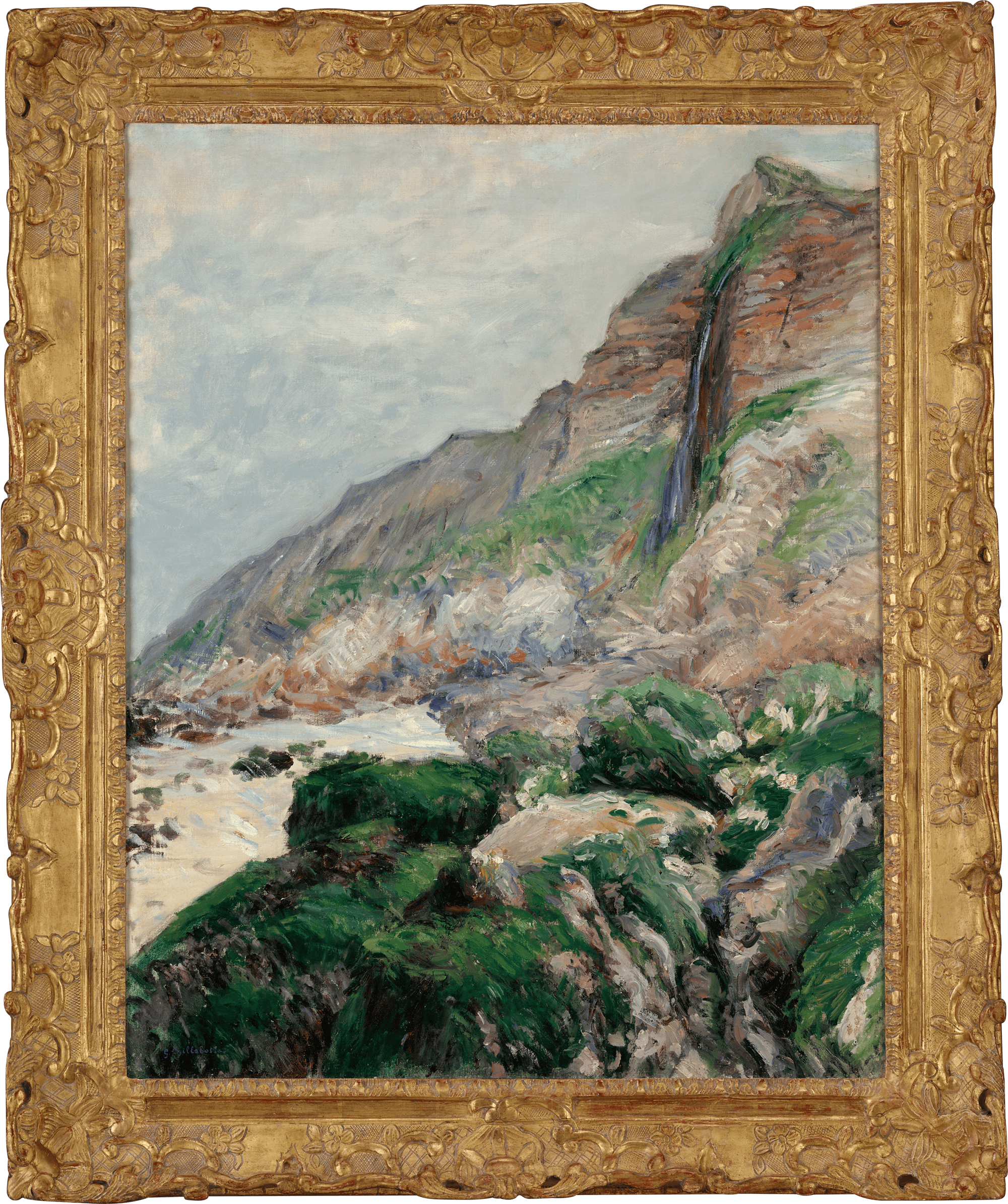 Falaise en Normandie by Gustave Caillebotte