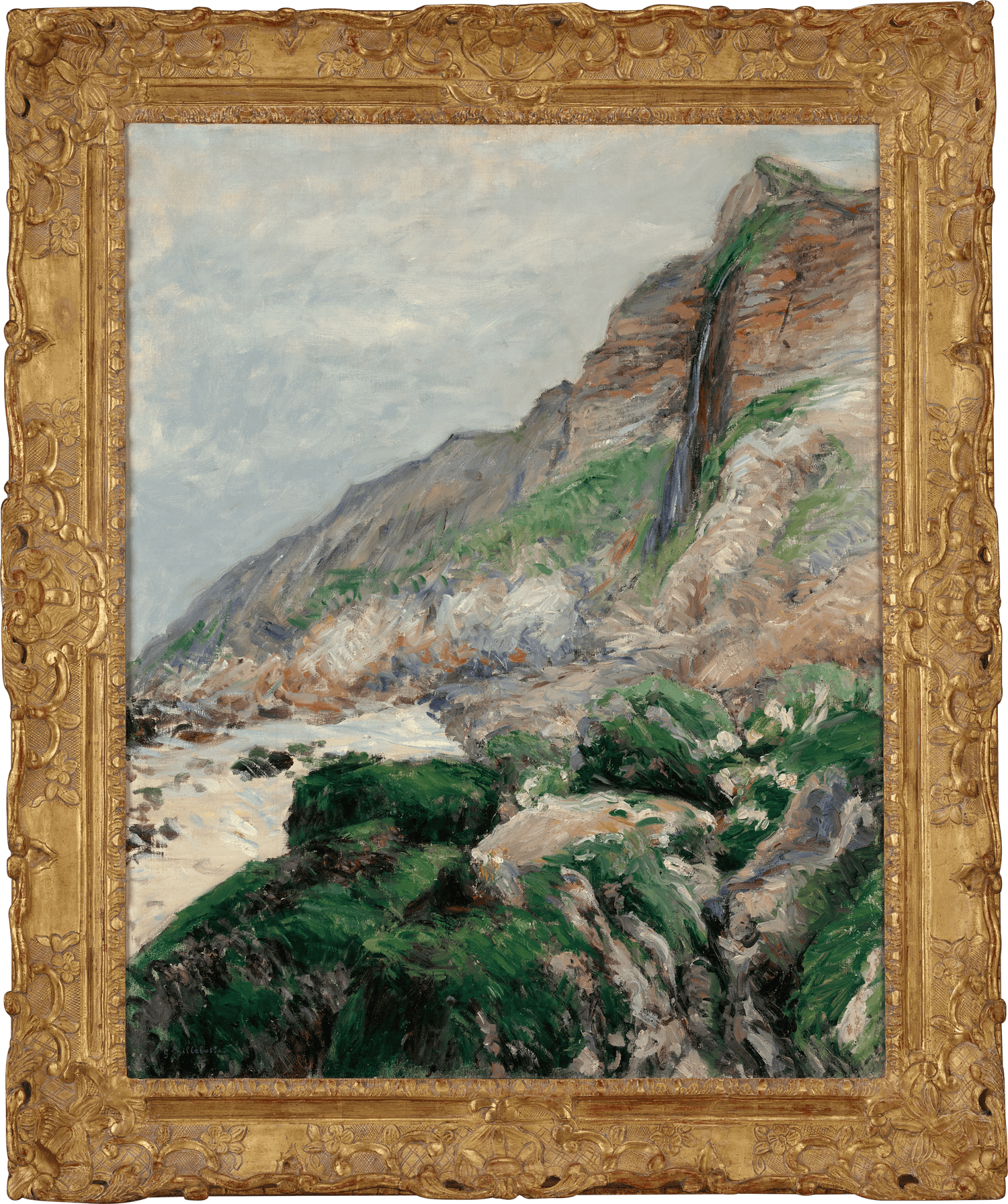 Falaise en Normandie by Gustave Caillebotte