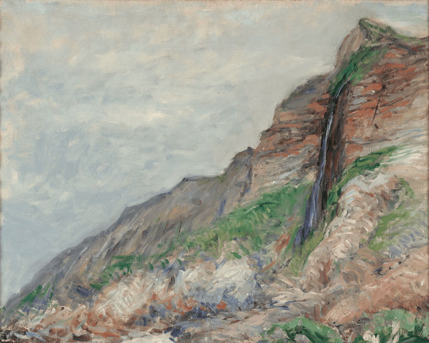Falaise en Normandie by Gustave Caillebotte