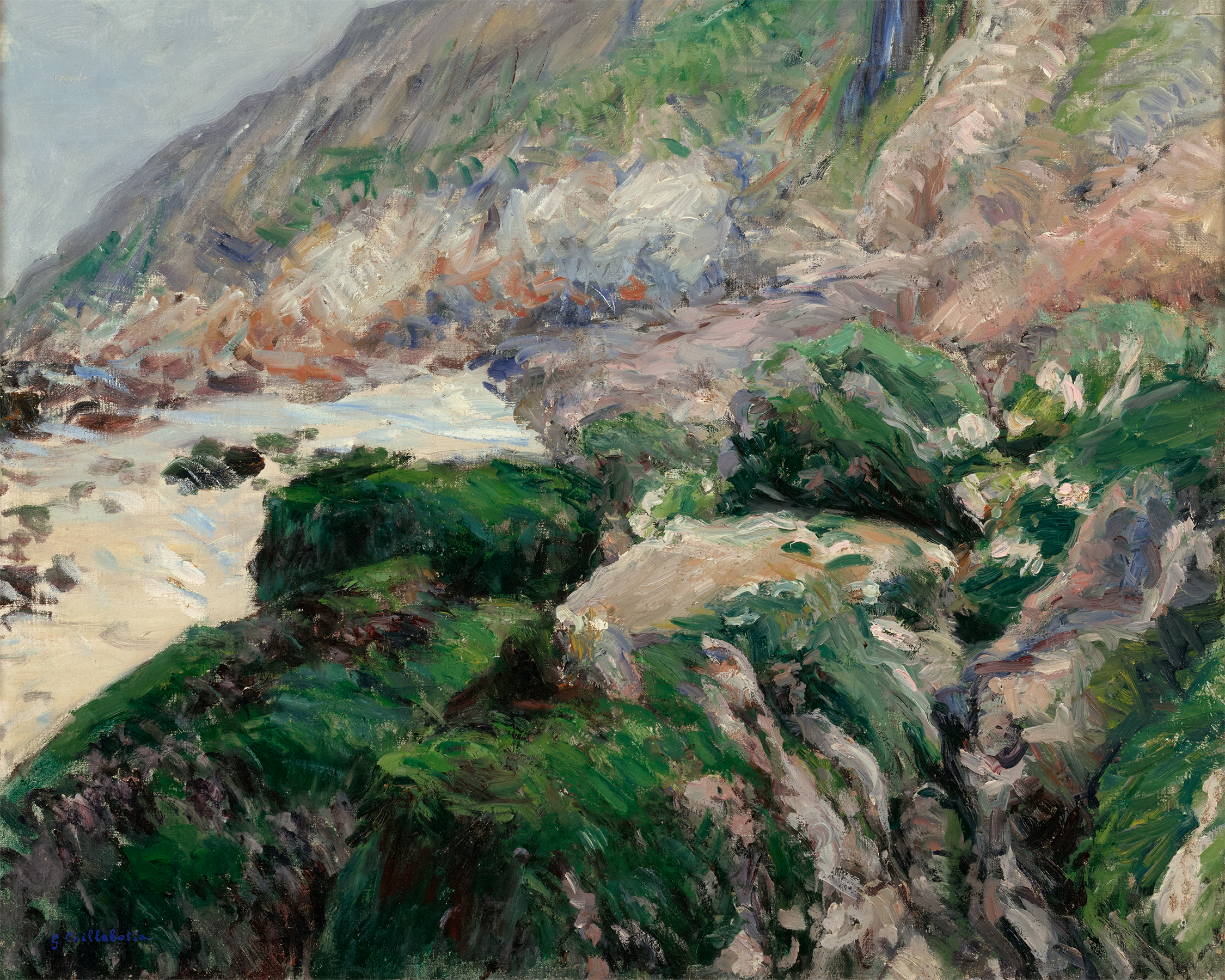 Falaise en Normandie by Gustave Caillebotte