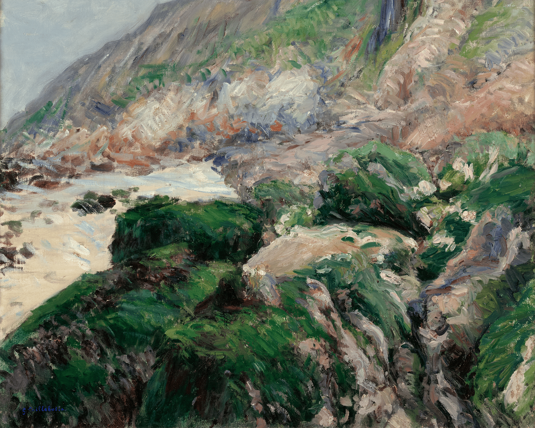 Falaise en Normandie by Gustave Caillebotte