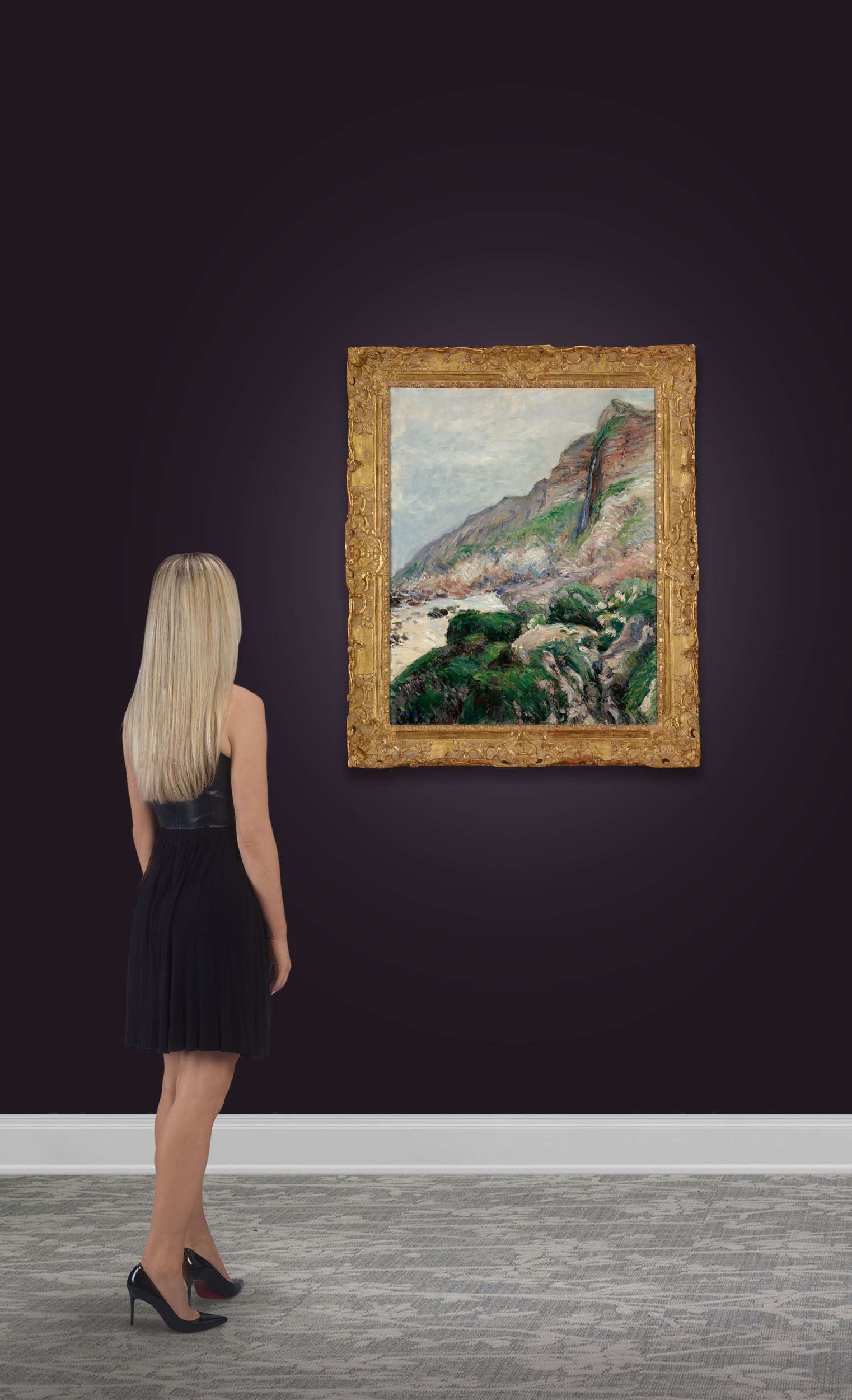 Falaise en Normandie by Gustave Caillebotte