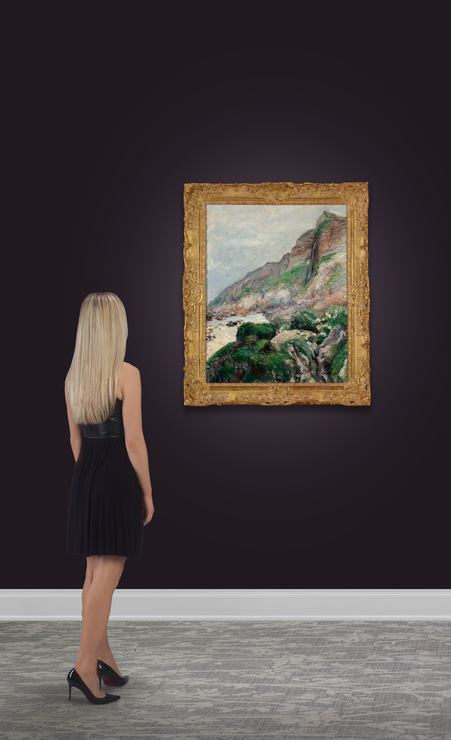 Falaise en Normandie by Gustave Caillebotte