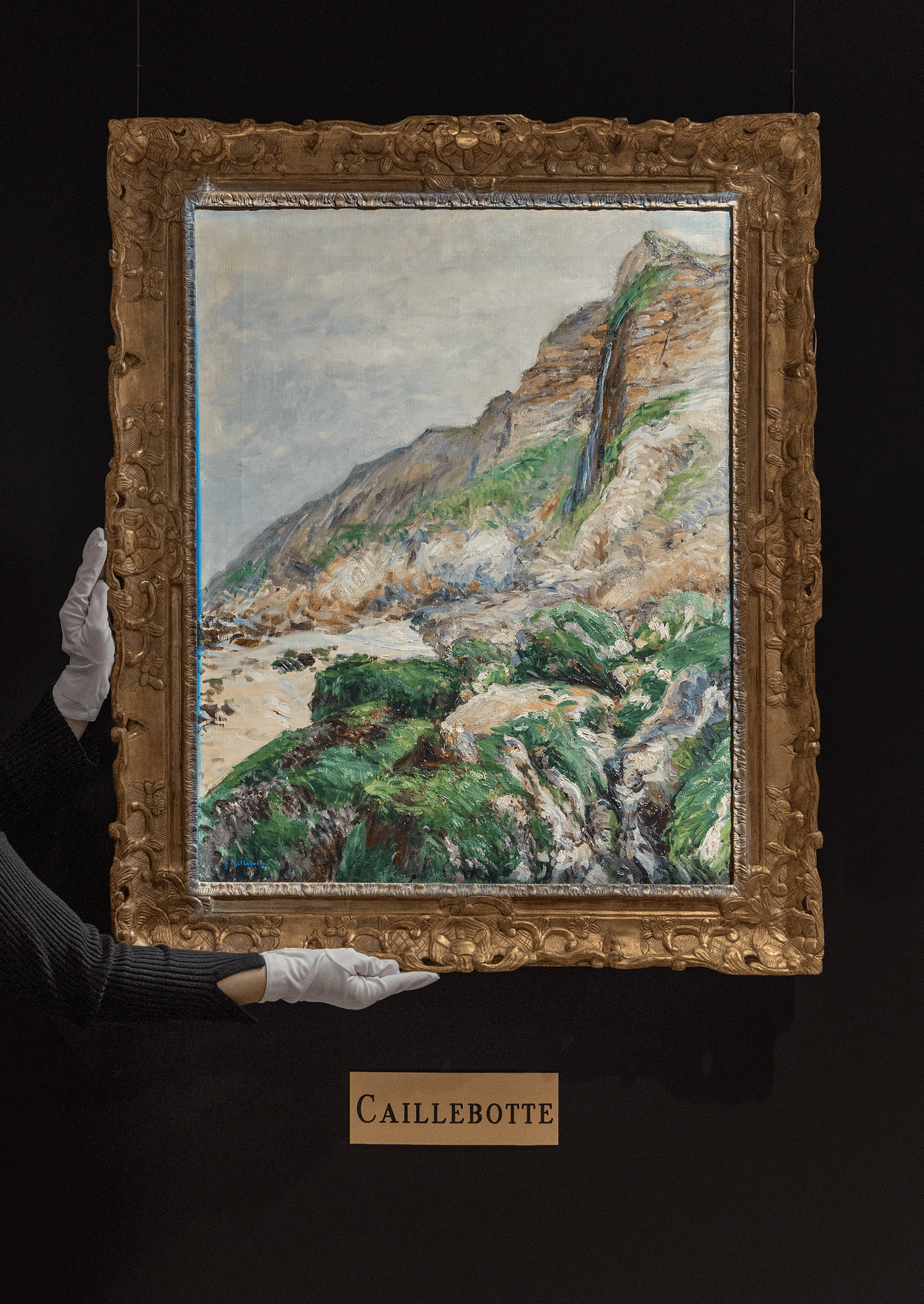 Falaise en Normandie by Gustave Caillebotte