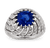 Kashmir Sapphire Bombé Ring, 3.53 Carats