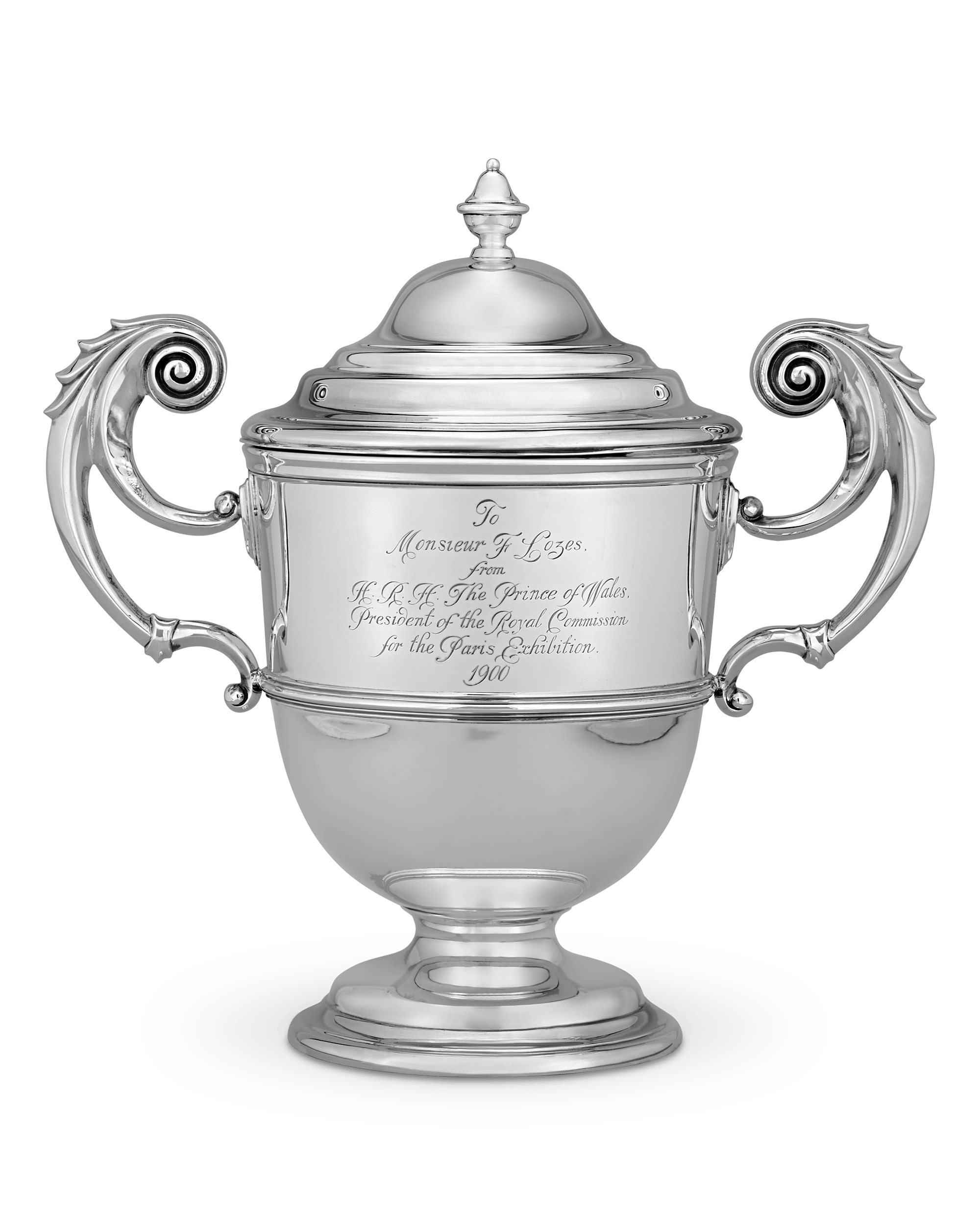The Prince of Wales Silver Cup by Elkington & Co.