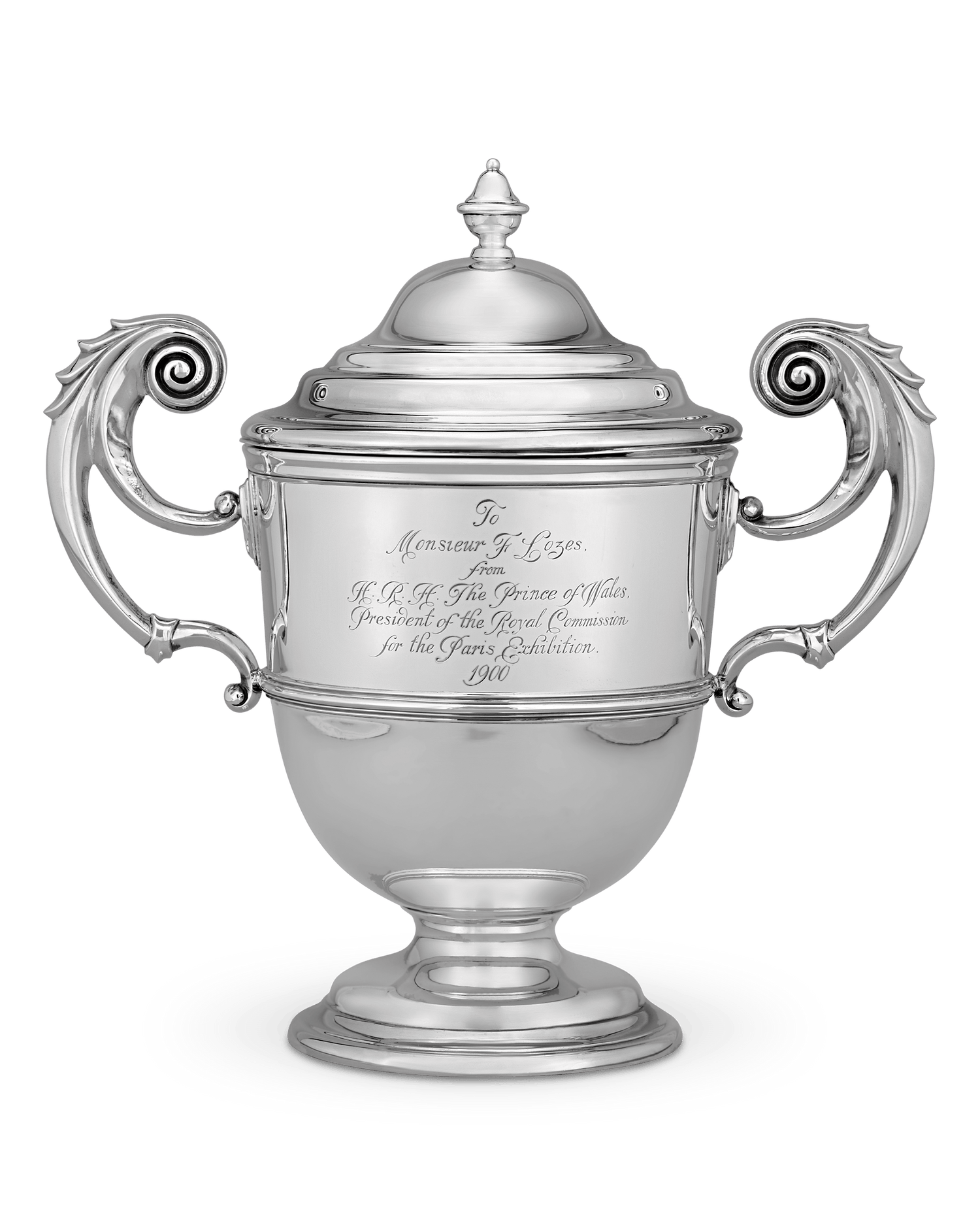 The Prince of Wales Silver Cup by Elkington & Co.