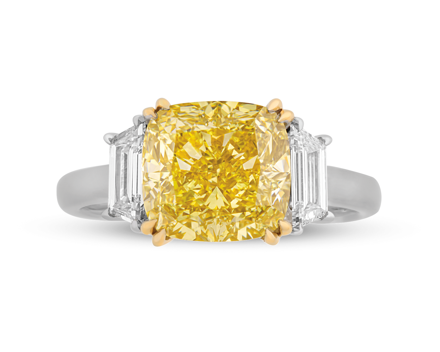 Fancy Yellow Diamond Ring, 4.27 Carats