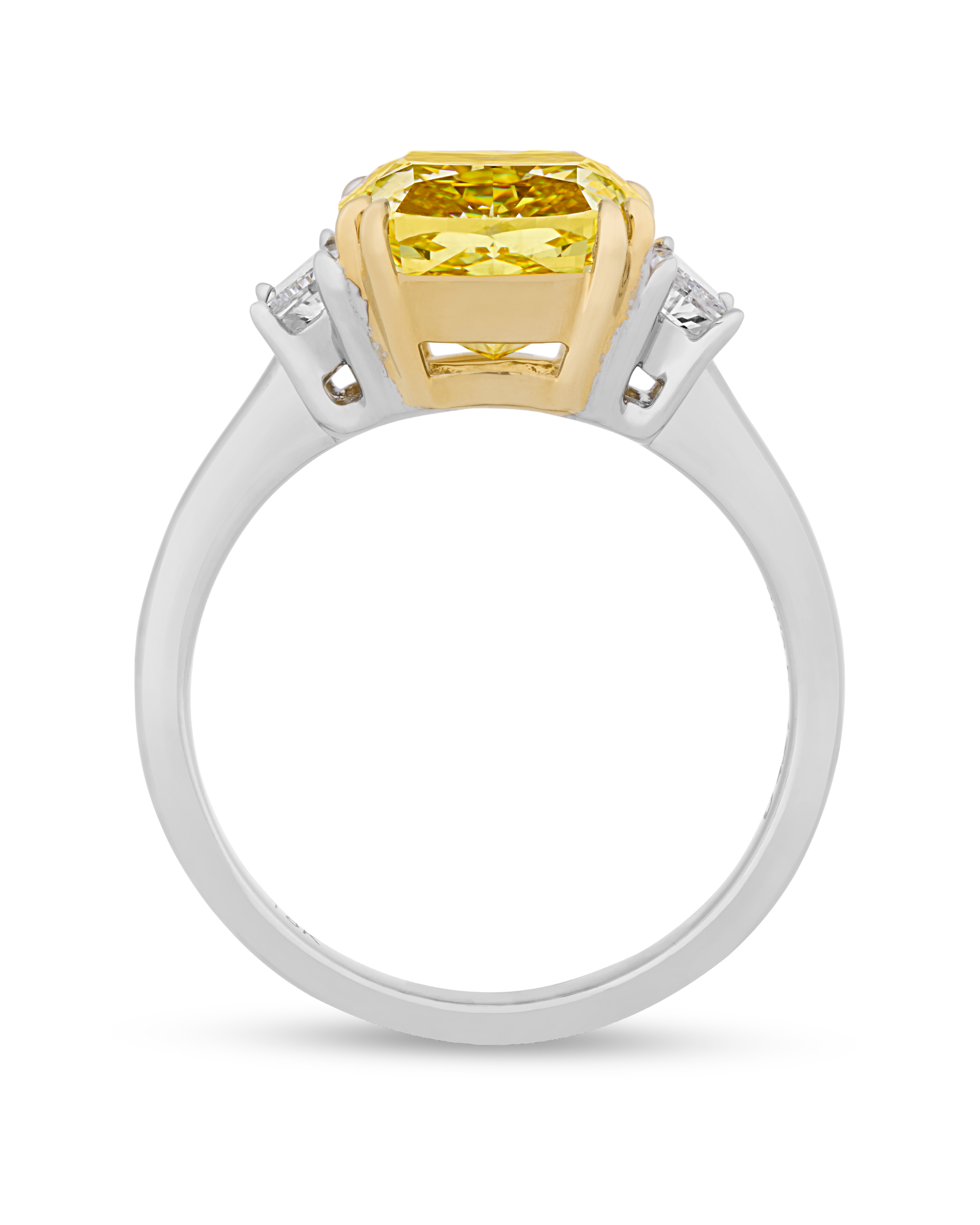 Fancy Yellow Diamond Ring, 4.27 Carats