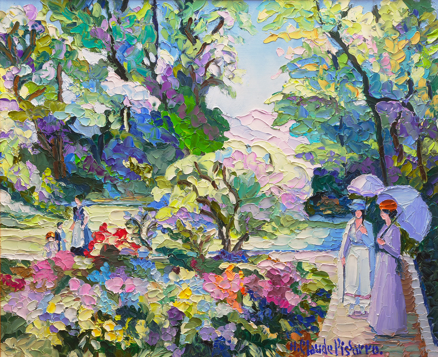 Après-midi de juin à Ladywood by H. Claude Pissarro