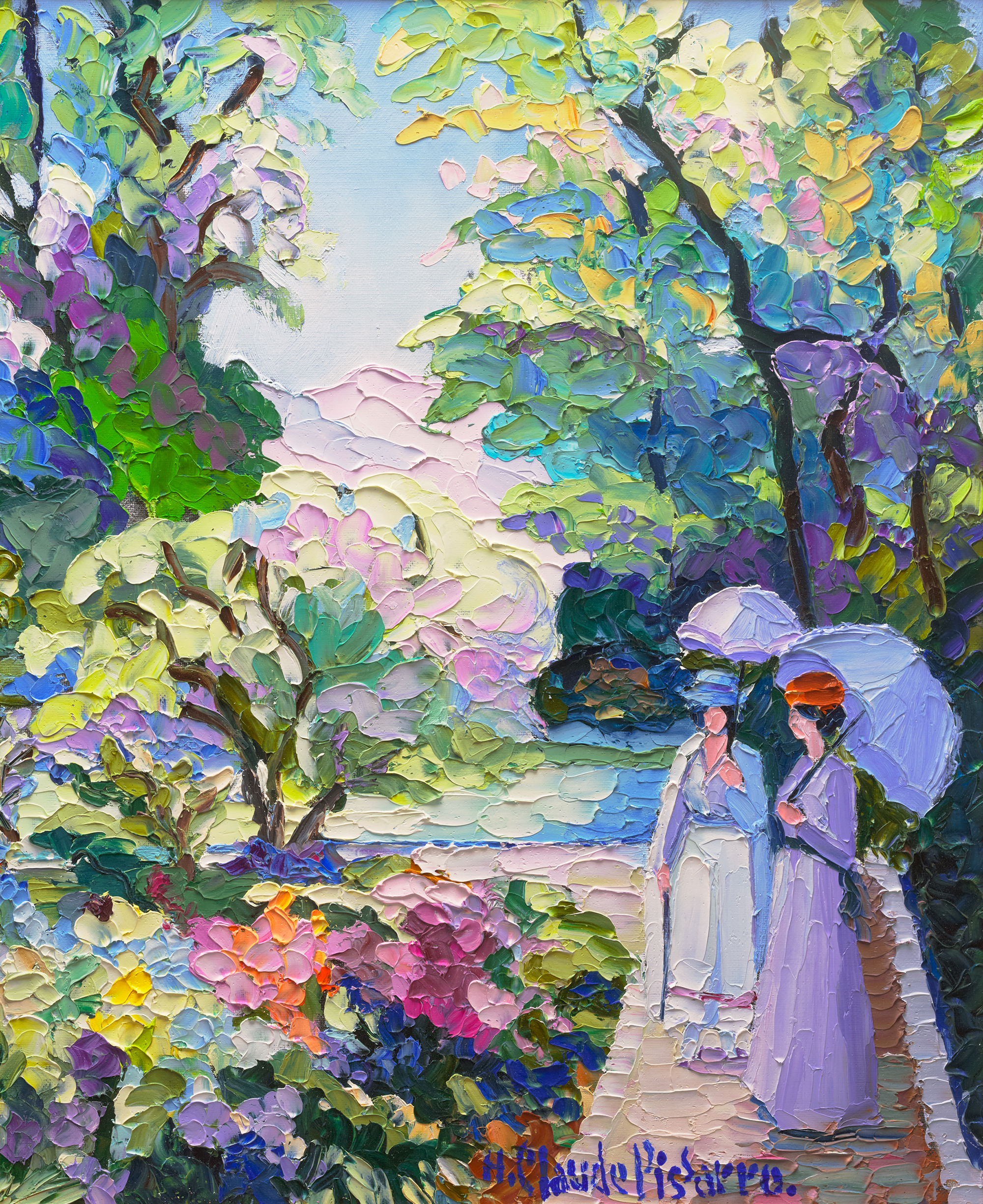 Après-midi de juin à Ladywood by H. Claude Pissarro