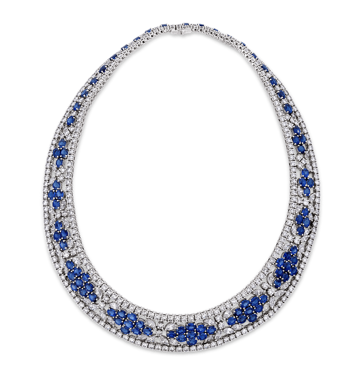 Tiffany & Co. Sapphire and Diamond Necklace
