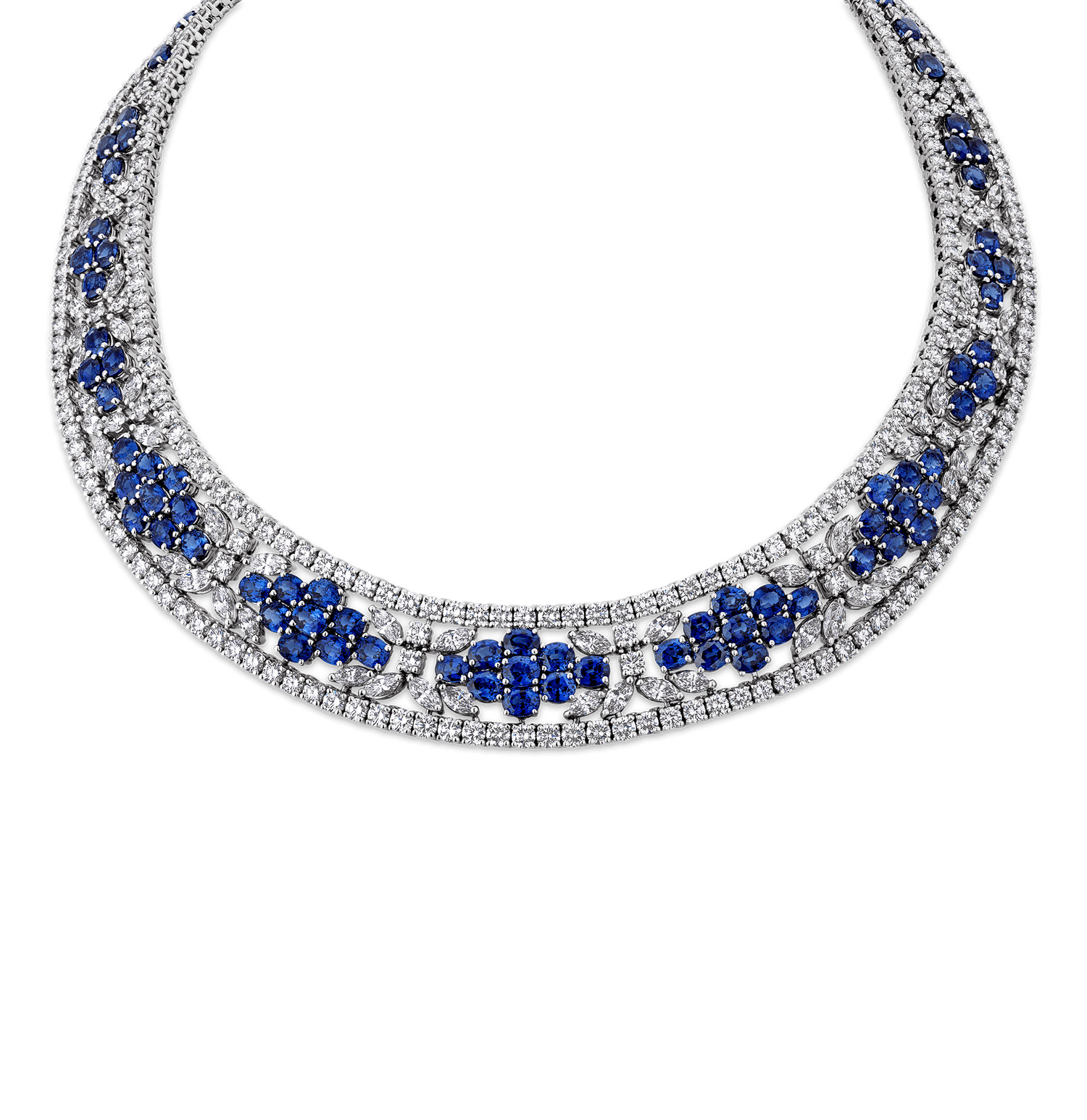 Tiffany & Co. Sapphire and Diamond Necklace