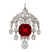 Red Burma Spinel Pendant, Untreated, 15.96 Carats