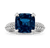 Cobalt Spinel Ring, Untreated, 5.23 Carats