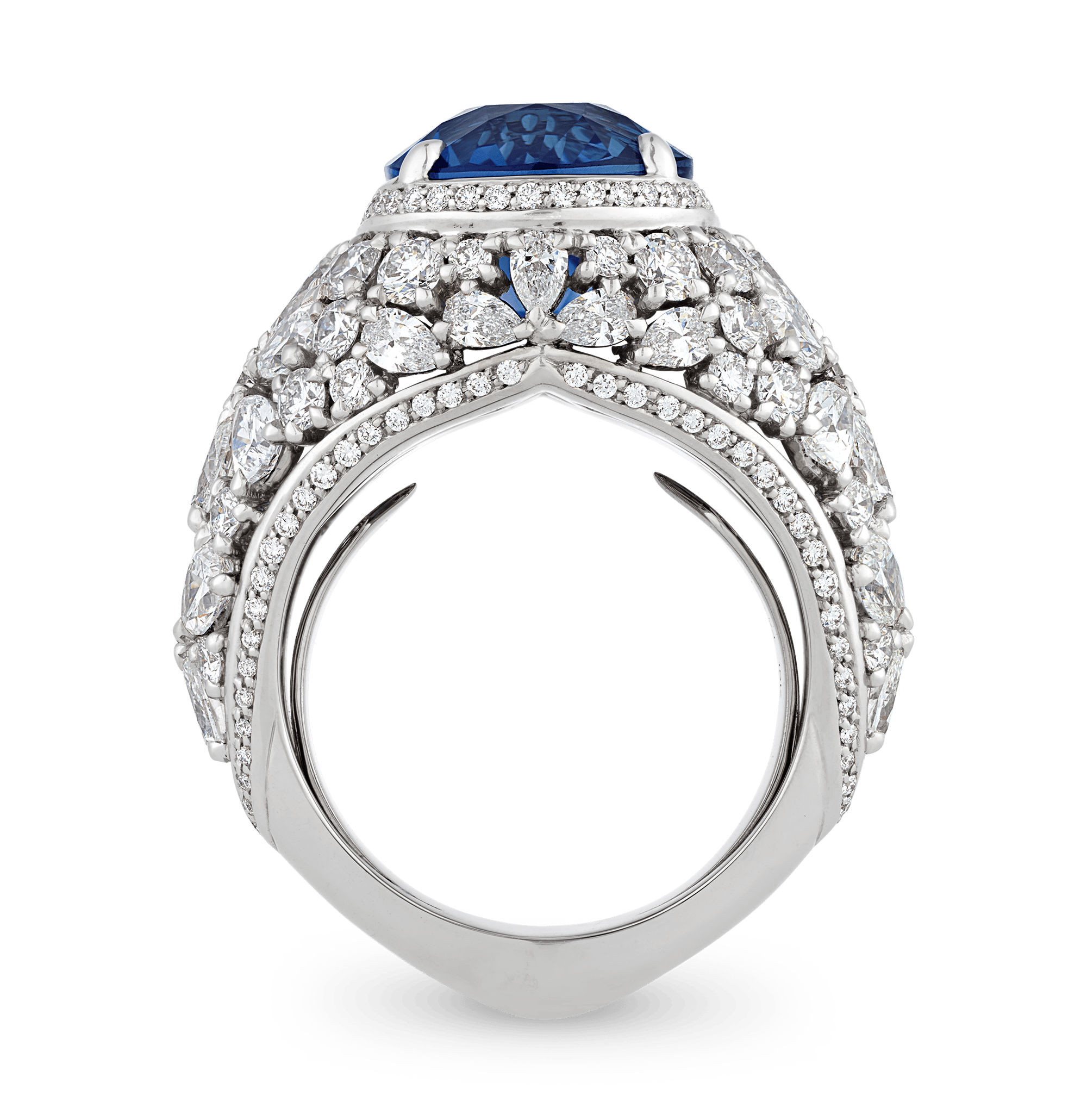Kat Florence Untreated Sapphire Ring, 10.11 Carats