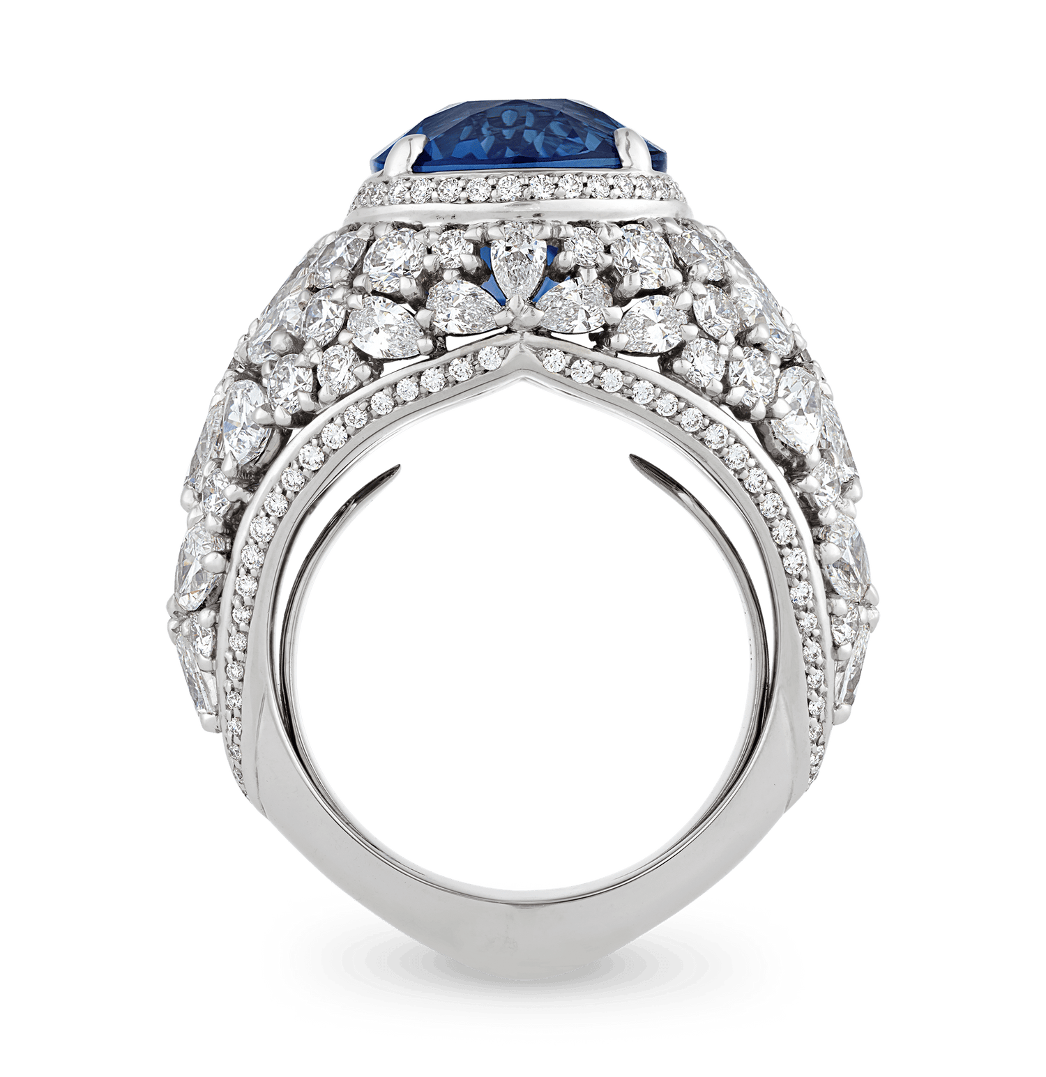 Kat Florence Untreated Sapphire Ring, 10.11 Carats