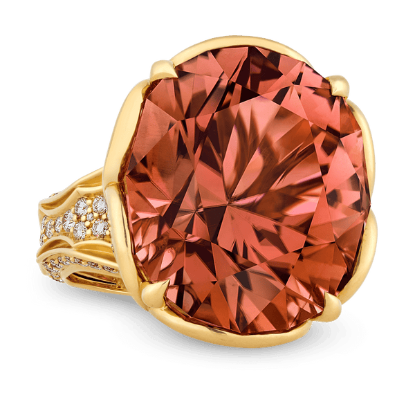 Kat Florence Neon Titanium Tourmaline Ring, 44.72 Carats