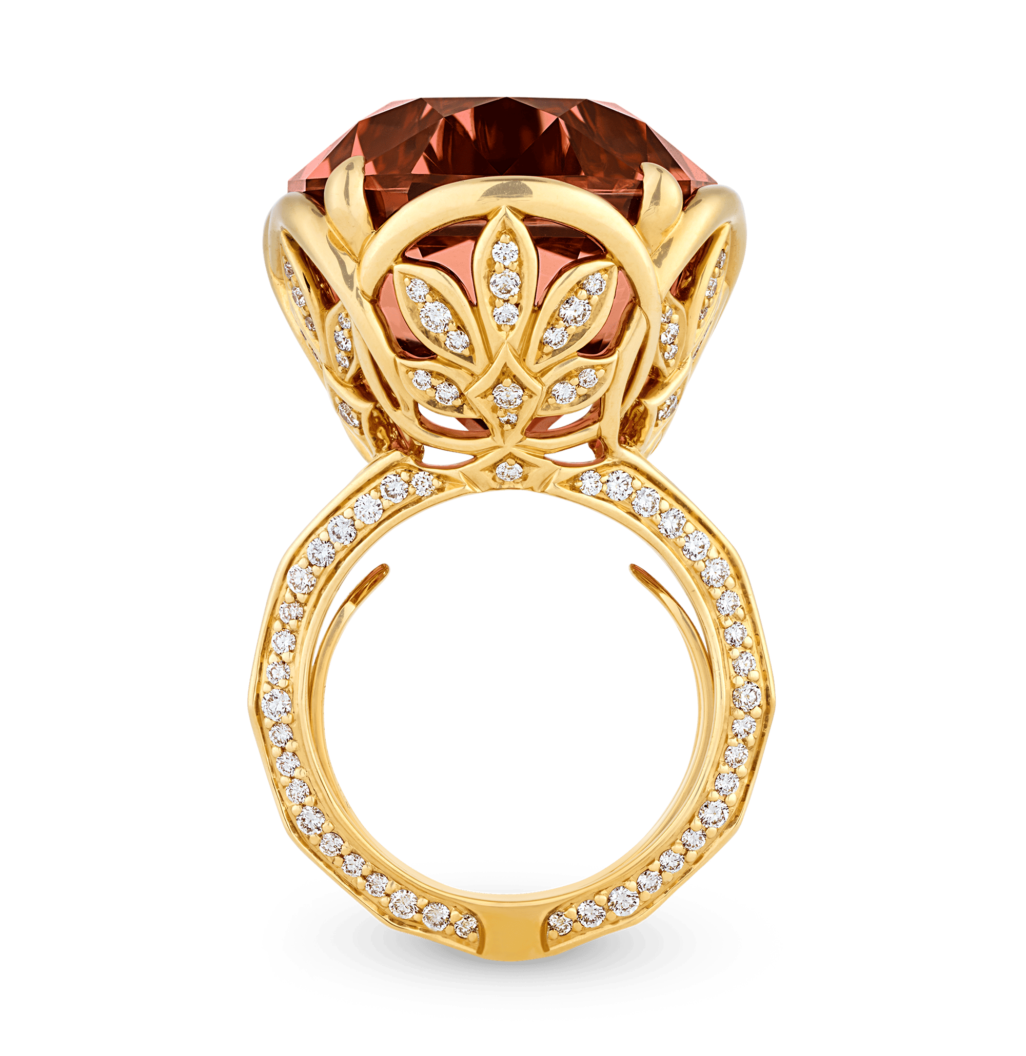 Kat Florence Neon Titanium Tourmaline Ring, 44.72 Carats