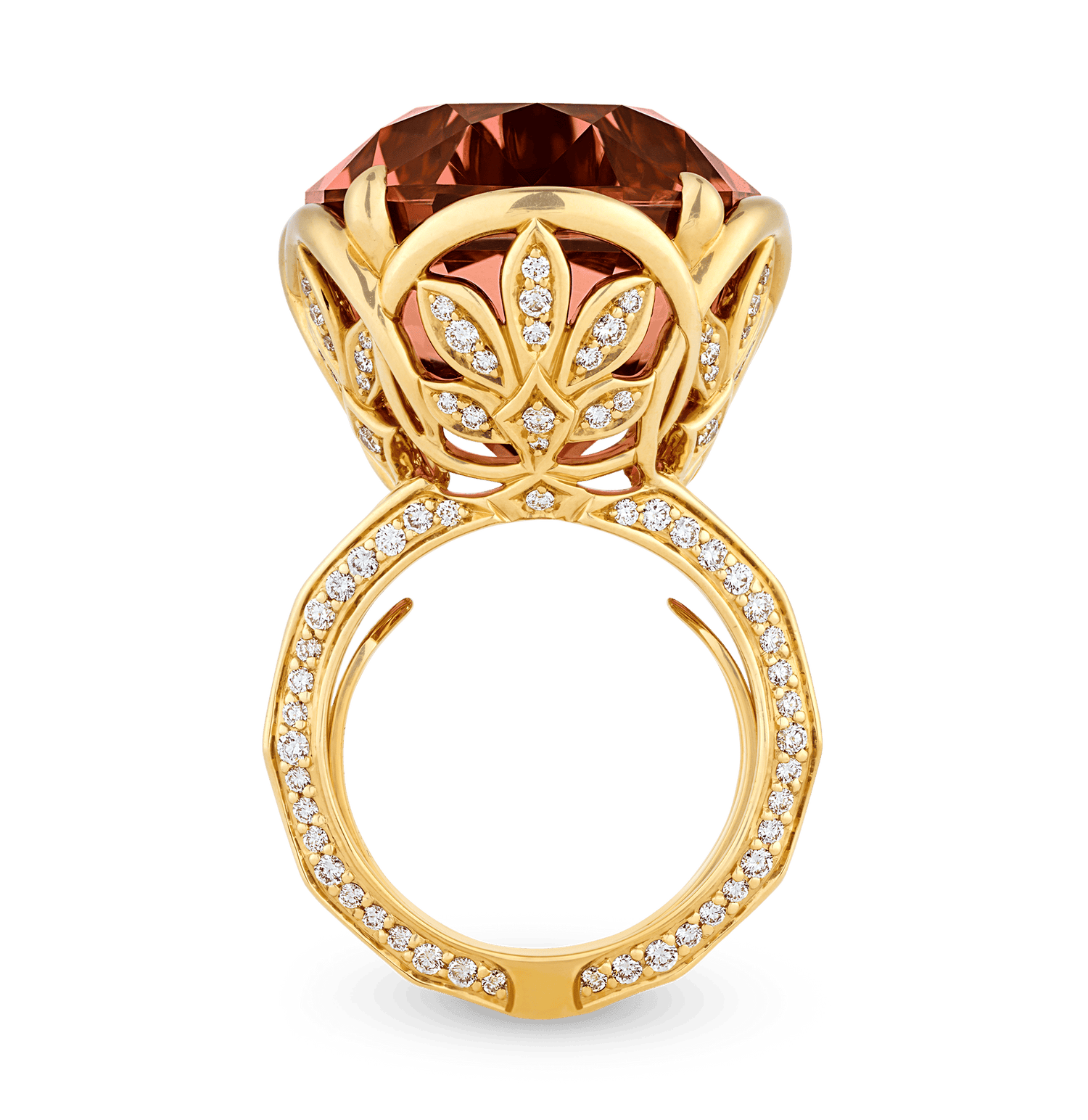 Kat Florence Neon Titanium Tourmaline Ring, 44.72 Carats